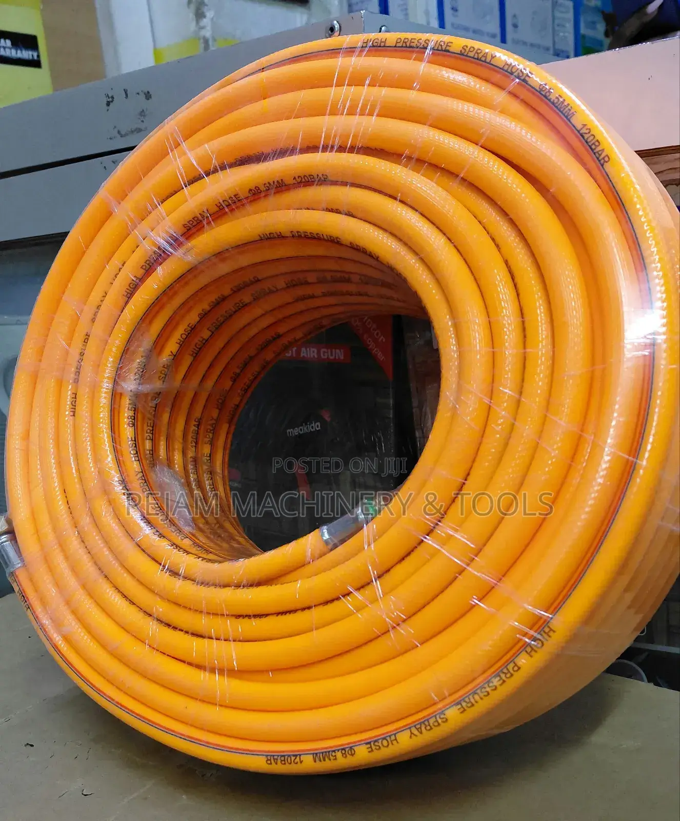 50m Yellow High-Pressure Spray Hose for Agricultural and Industrial