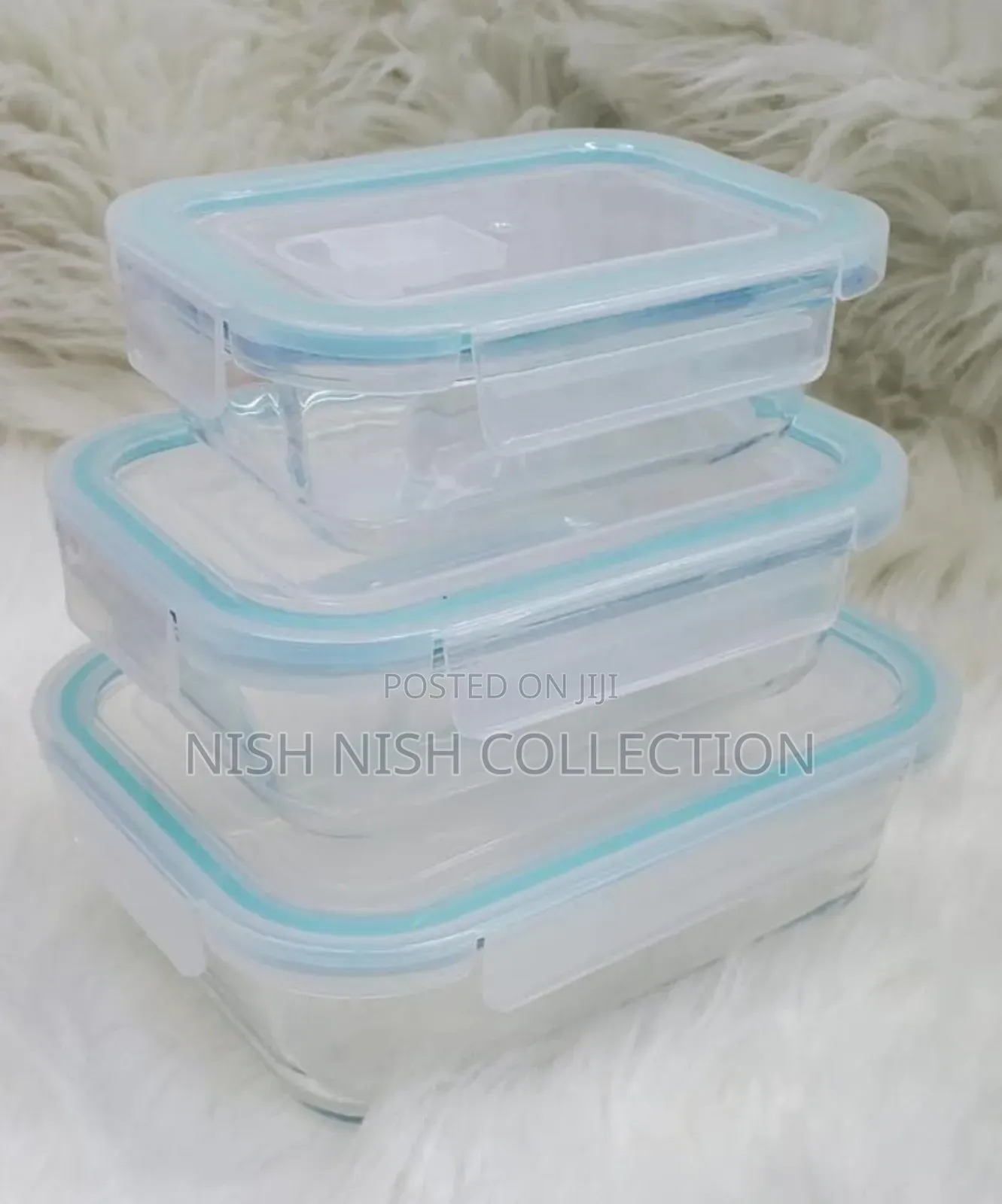 Glass Snack Box With Lunch Bag