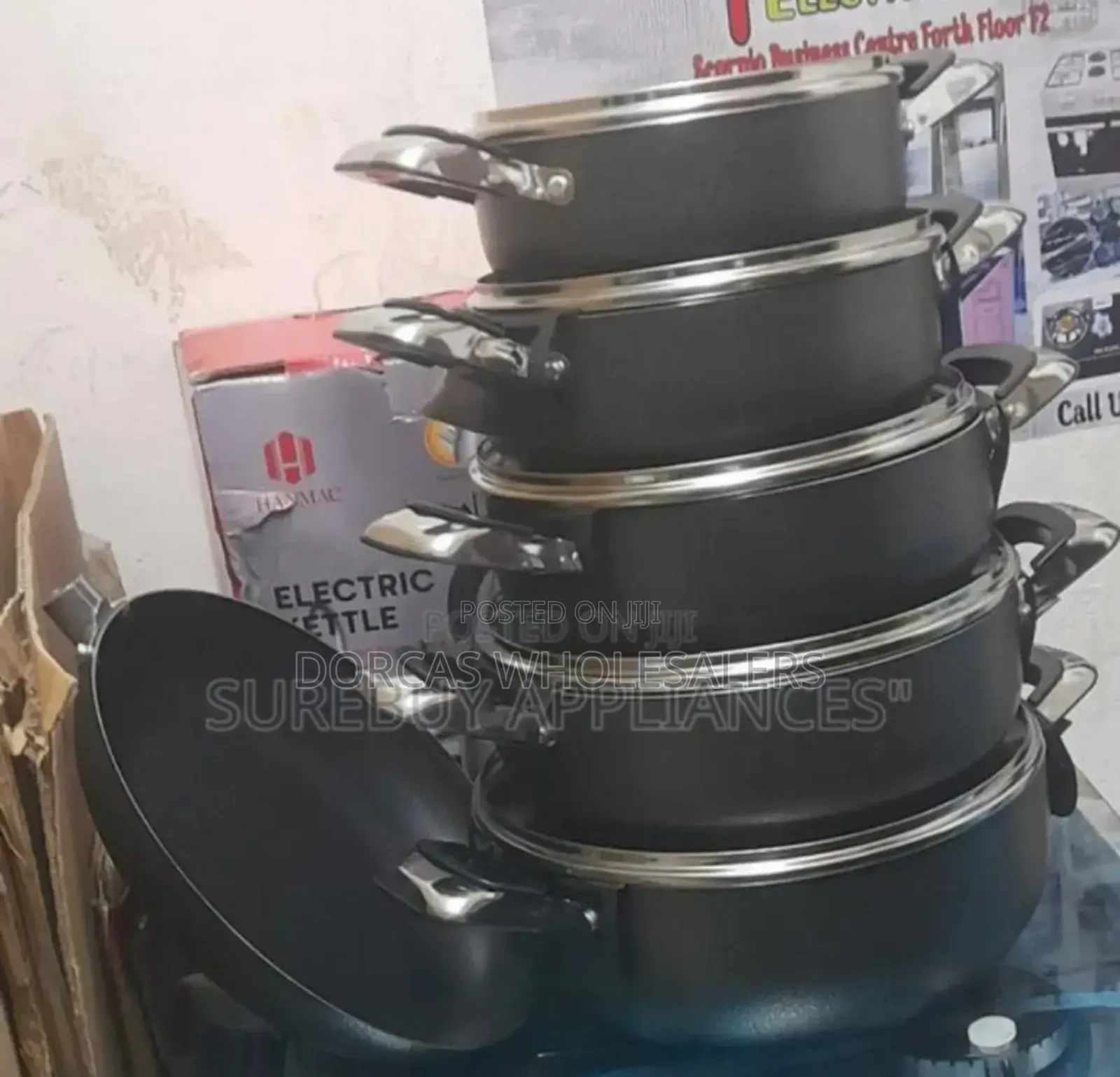 Colour Black-10pcs Jp Nonstick Sufurias