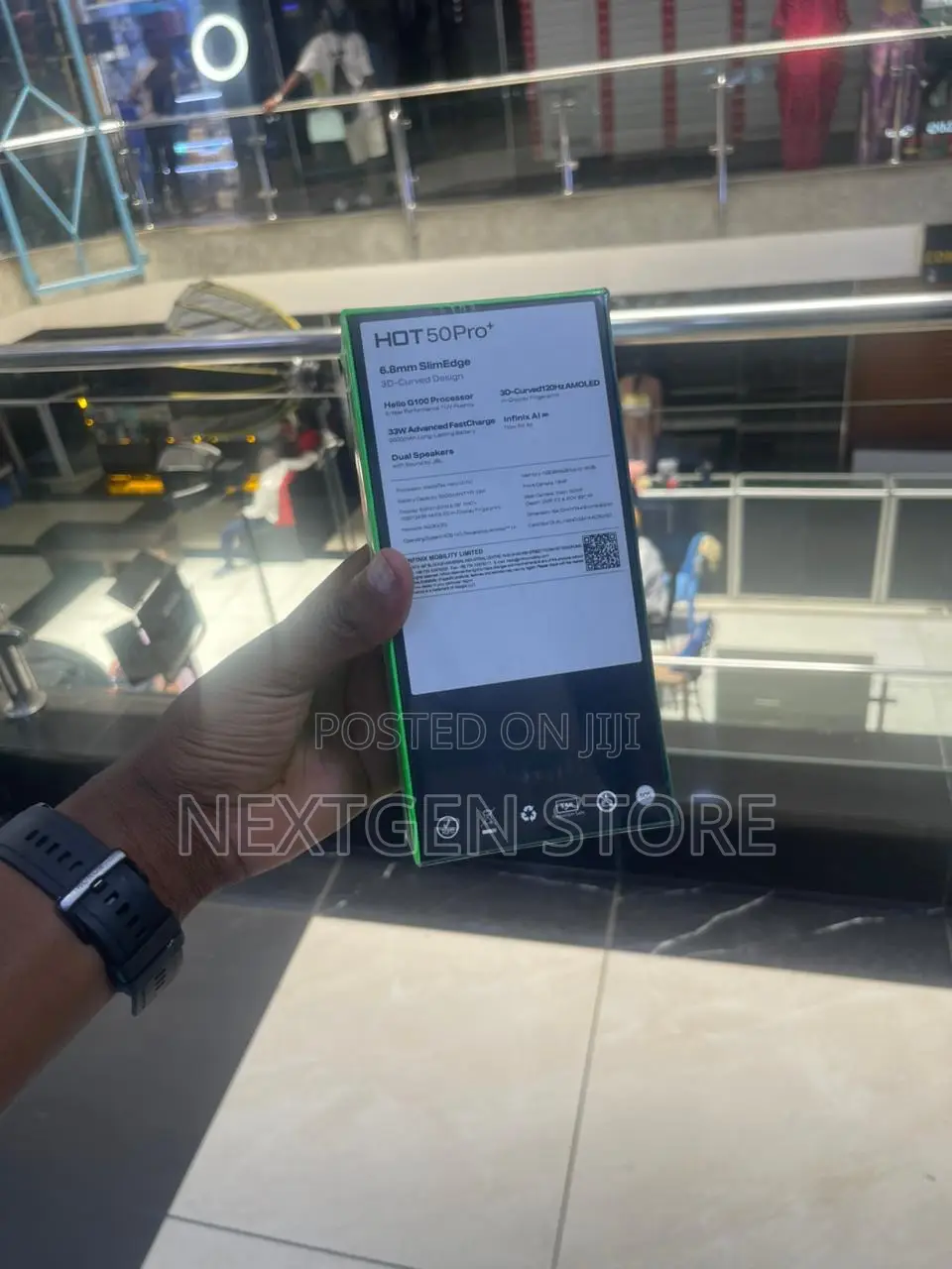 New Infinix Hot 50 Pro+ 4G 128 GB Black