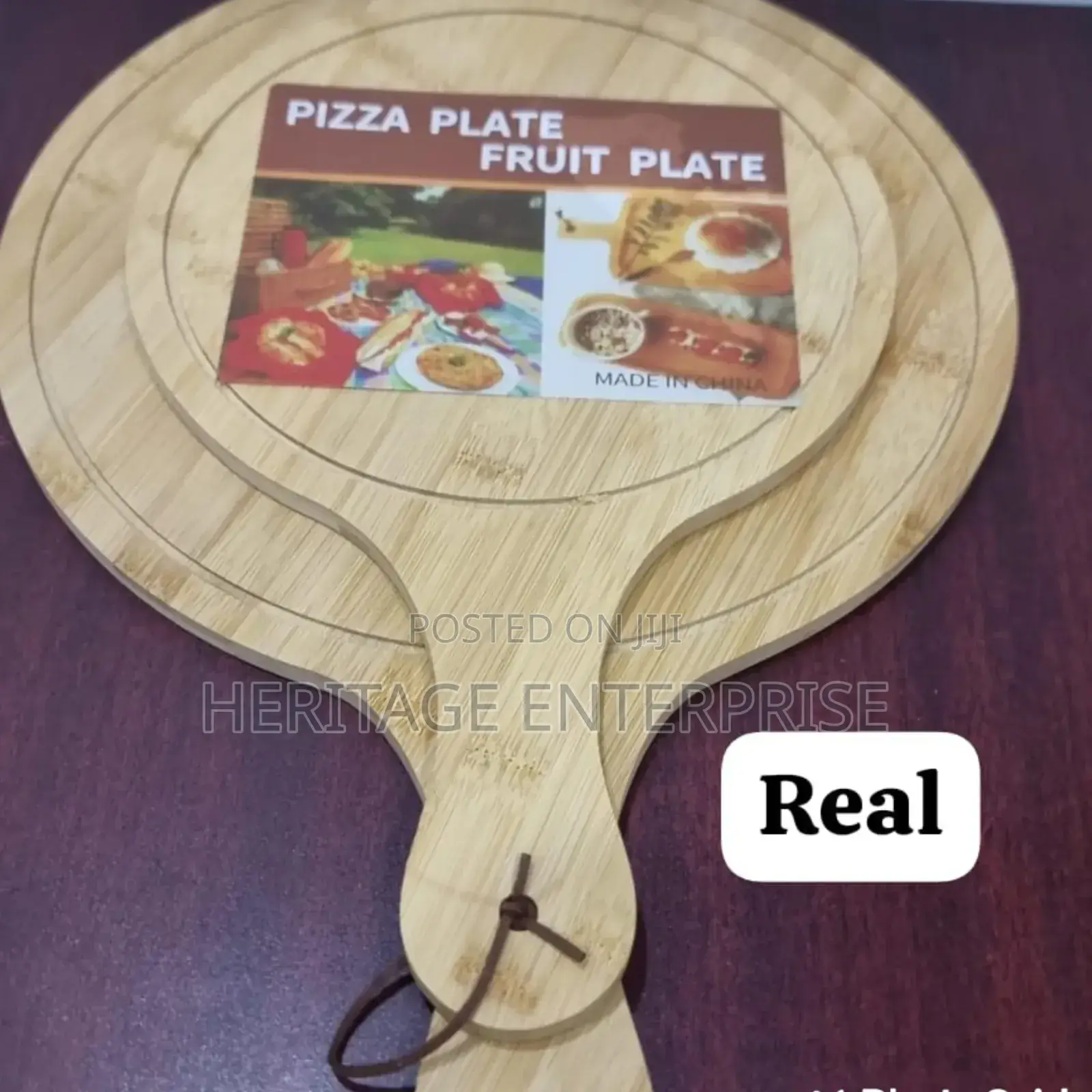 Bamboo Pizza Serving Board 30 Cm