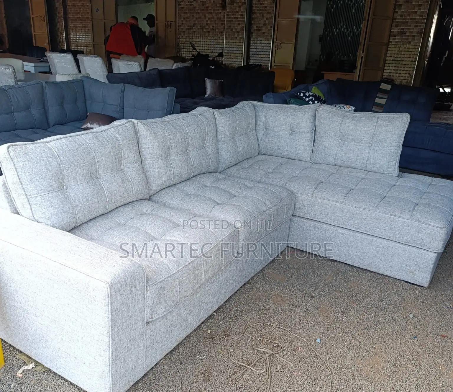Trendy Touching 6 Seater L Seat