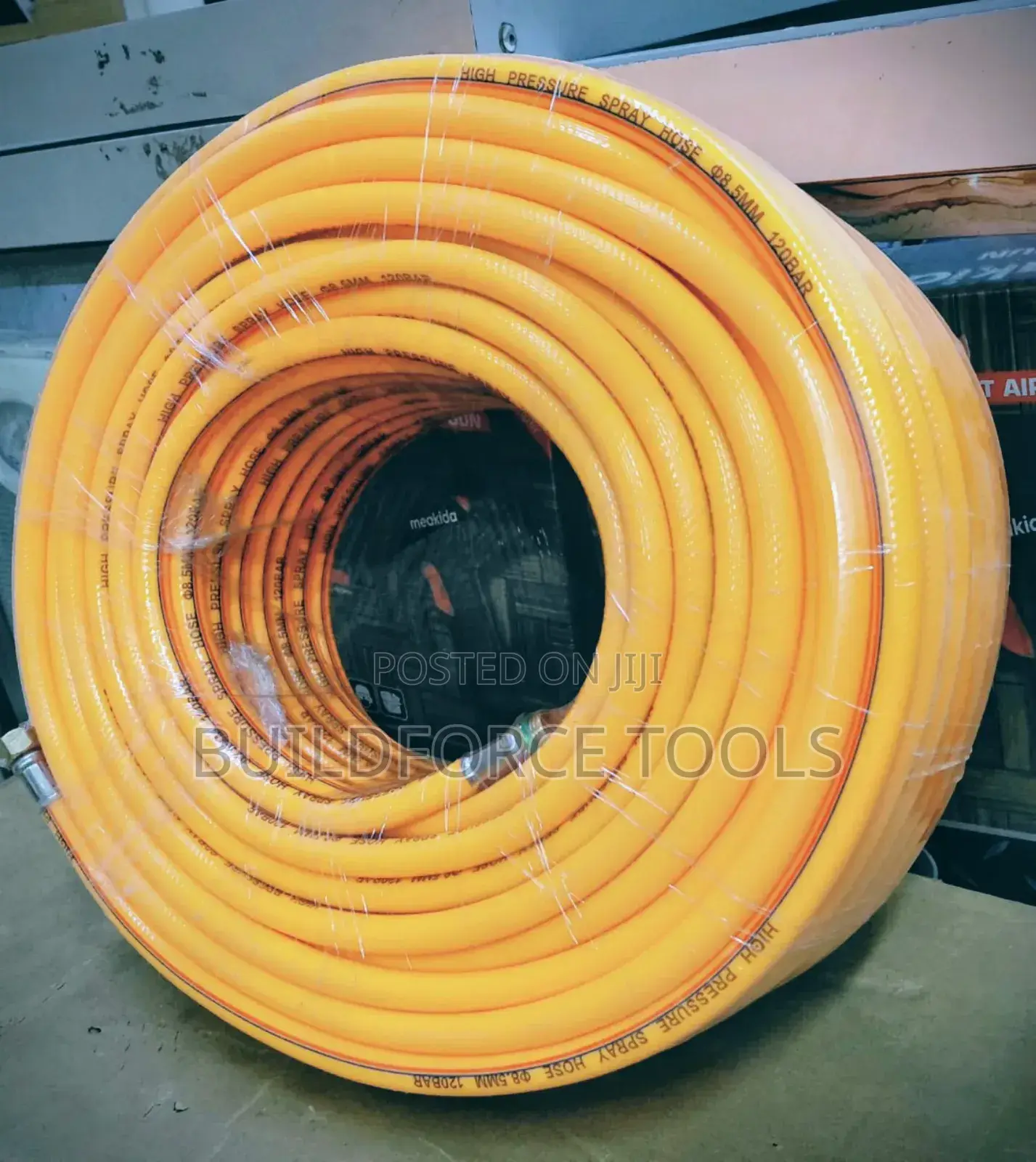 Yellow Agricultural 50 Meters Hose Pipe
