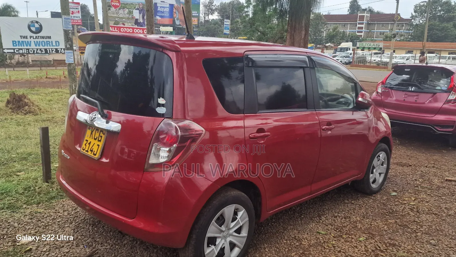Toyota Ractis 1.5 FWD 2008 Red