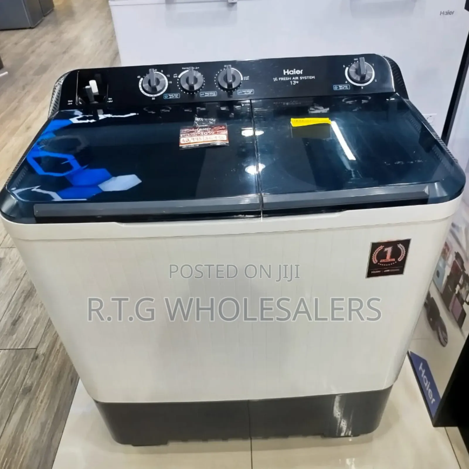 Haier 10 Kg Twin Tub Semi‐Automatic Washing Machine
