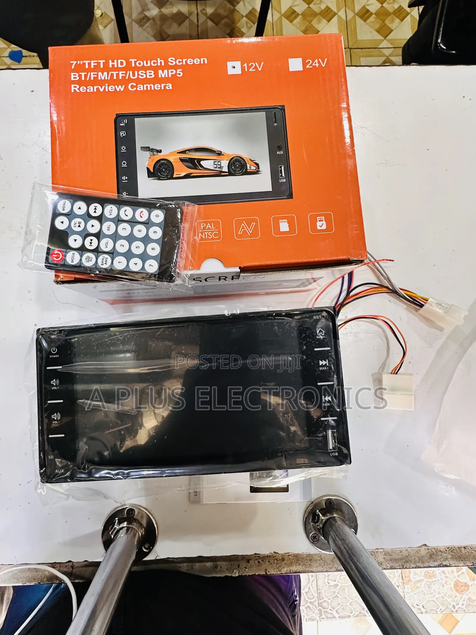 7 Inch Touch Screen Mp5 Bluetooth Car Radio With Reverse Camera