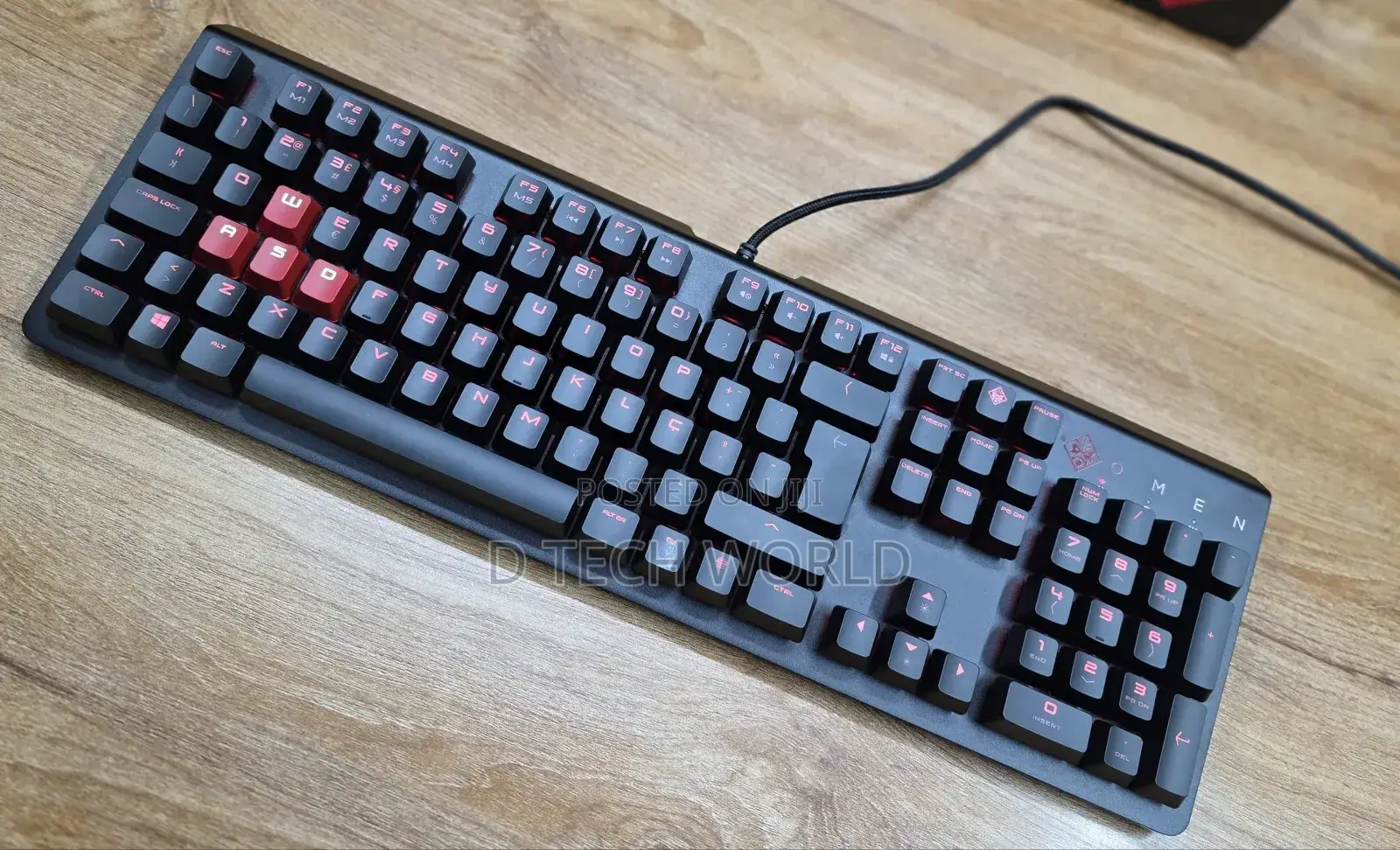Omen by Hp Mechanical Gaming Keyboard 
Condition:Brand New