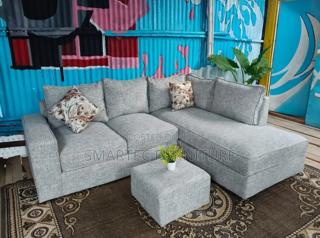 Quality Infused 6 Seater L Sofa