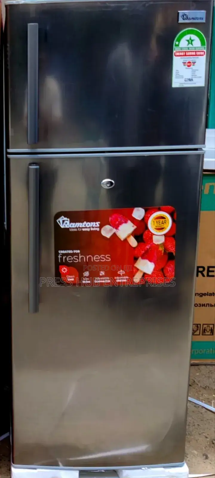 Ramtons 213-Liter 2-Door Direct Cool Refrigerator*