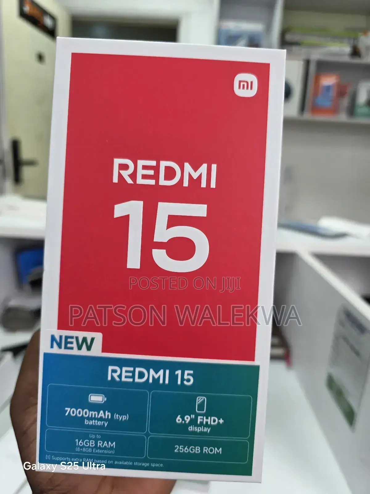 New Xiaomi Redmi 15 256 GB Black