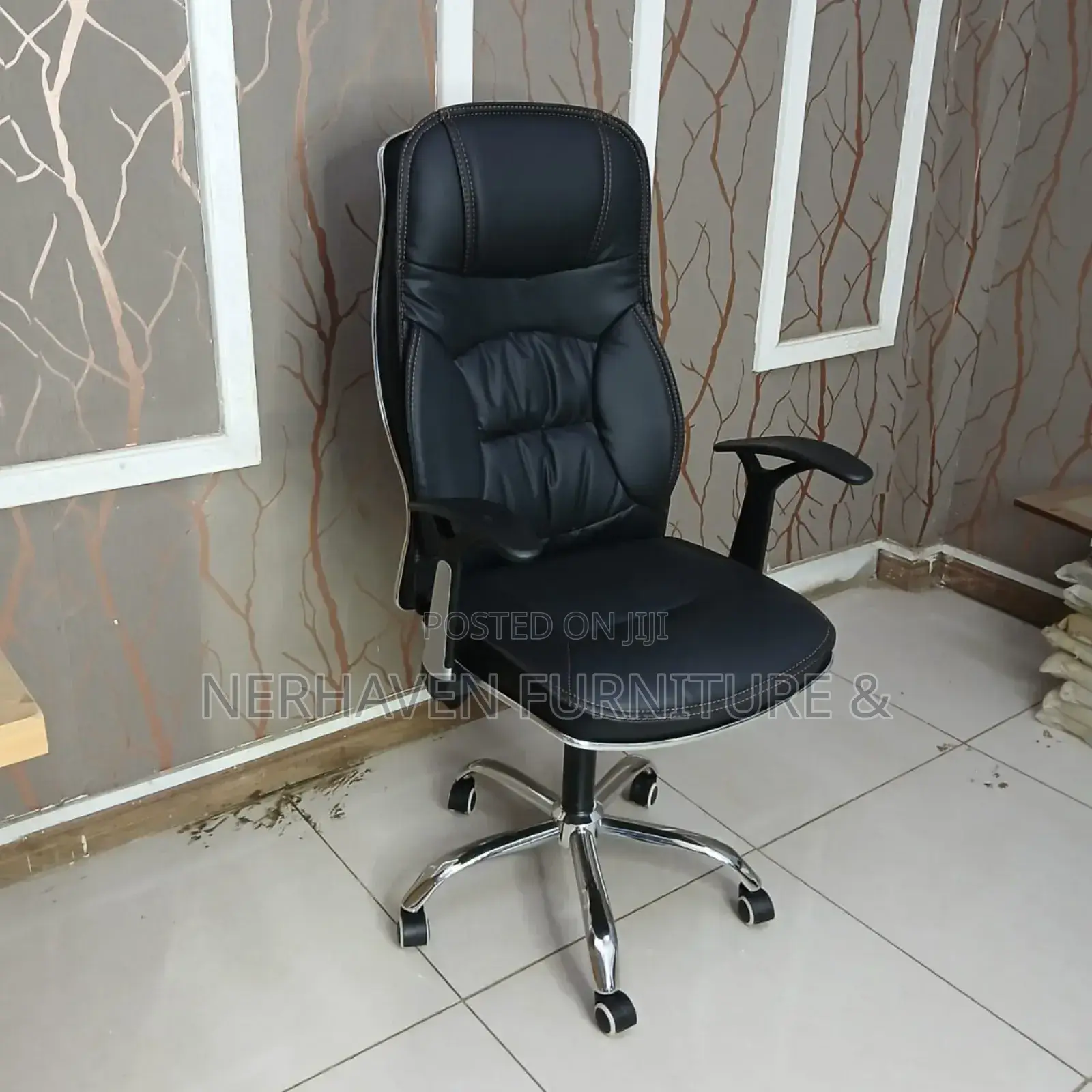Executive Leather Recliner Office Chair – Comfort Style