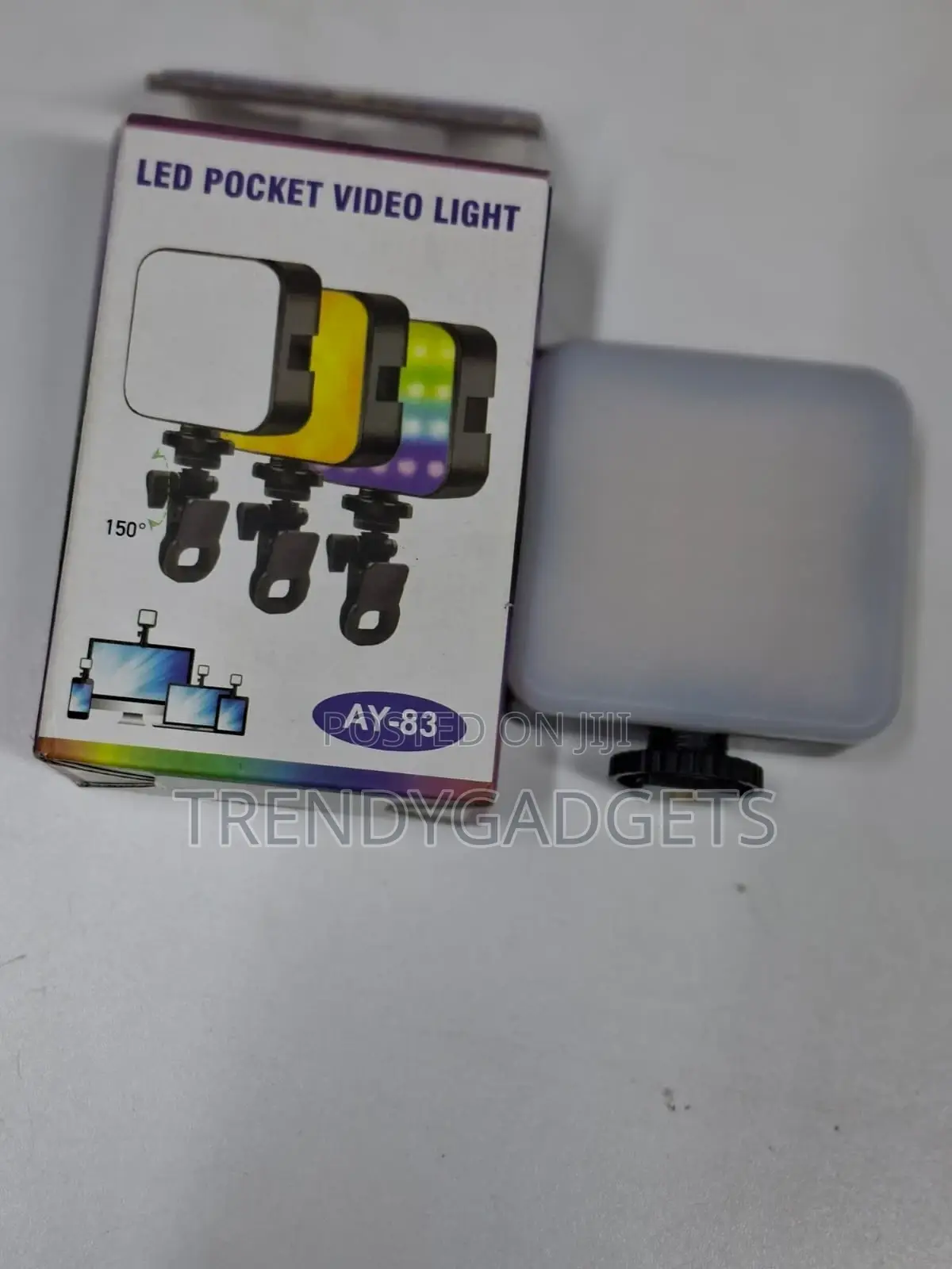 Ay-83 Portable RGB Led Light With Adjustable Clip Mount