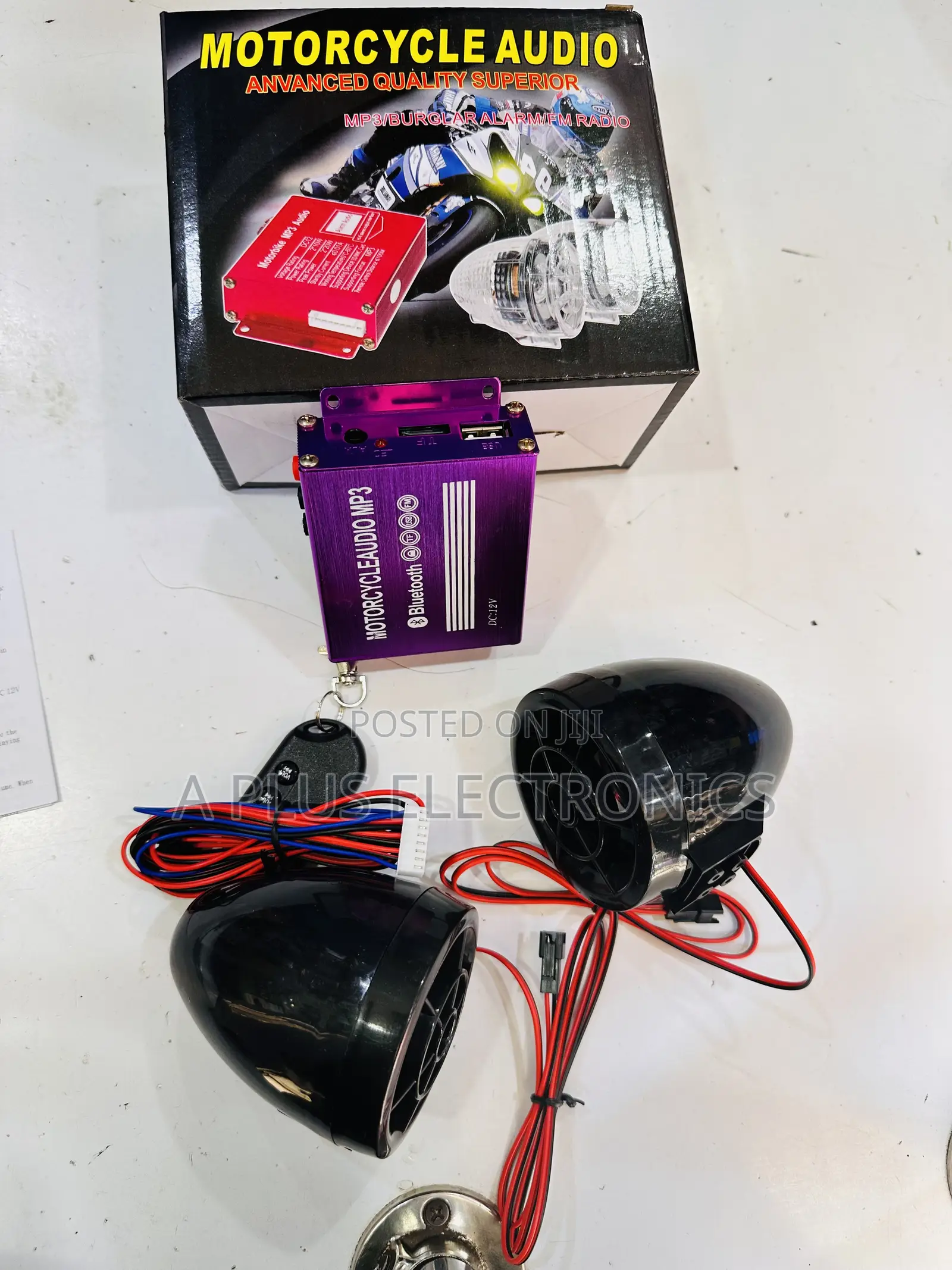 Motorcycle Radio Mp3 With Bluetooth – Plug and Play System