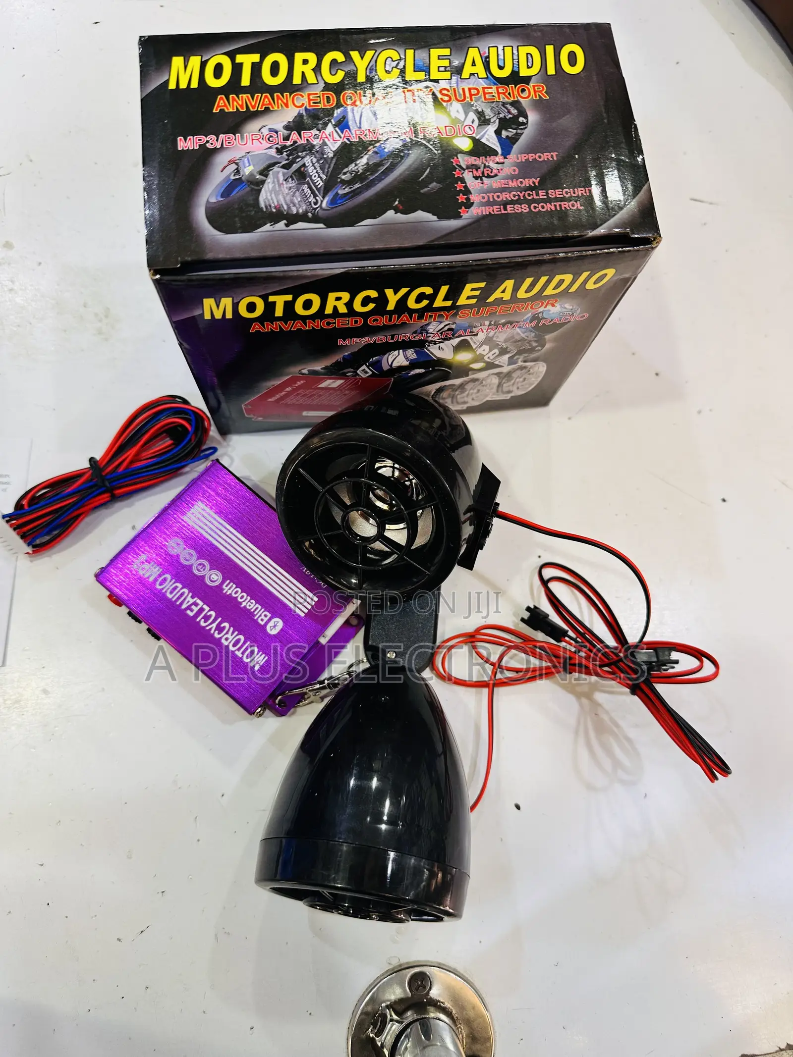 Motorcycle Radio Mp3 With Bluetooth – Strong Bass Performance