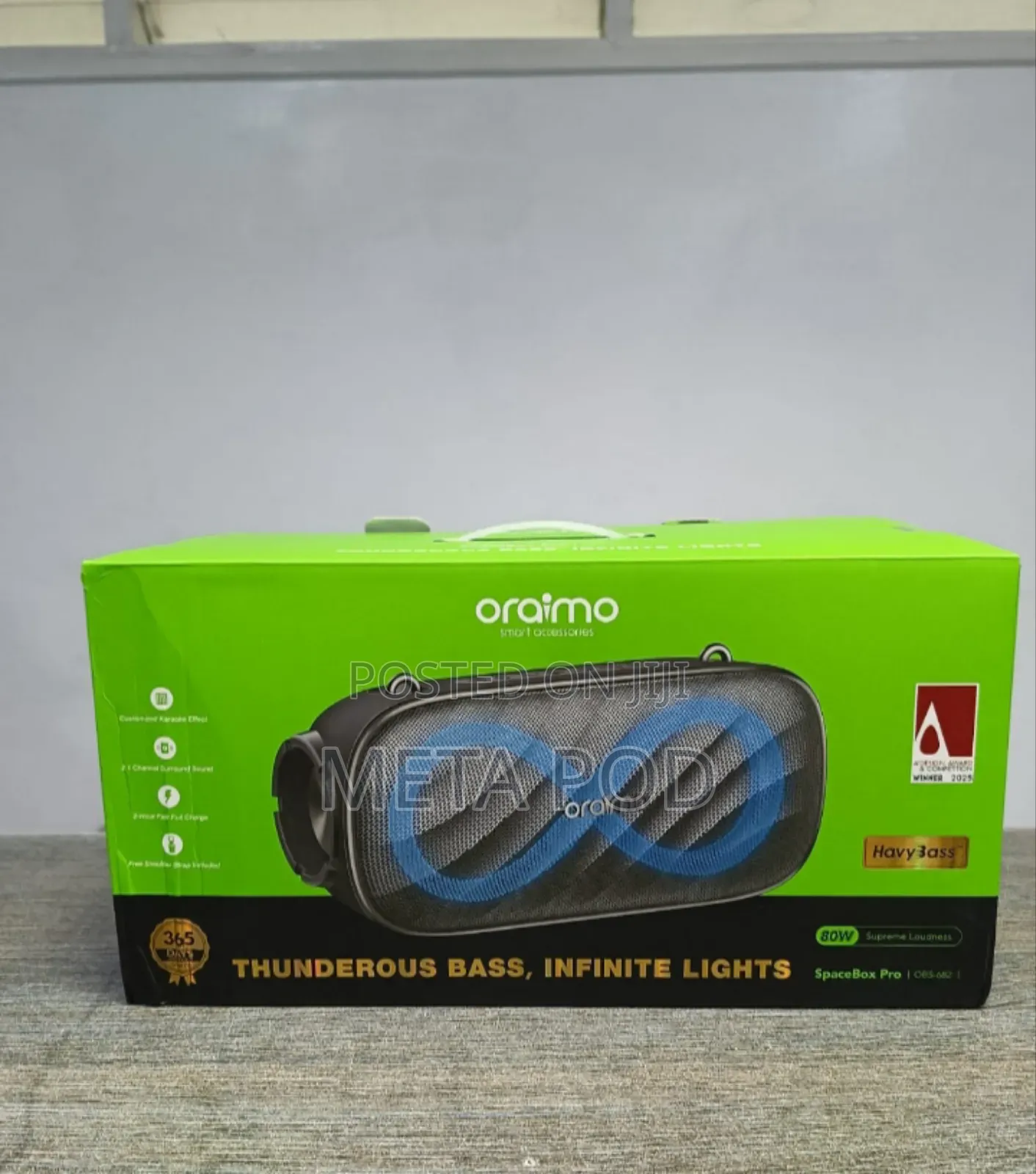 Oraimo Space Box Pro Wireless Bluetooth Speaker