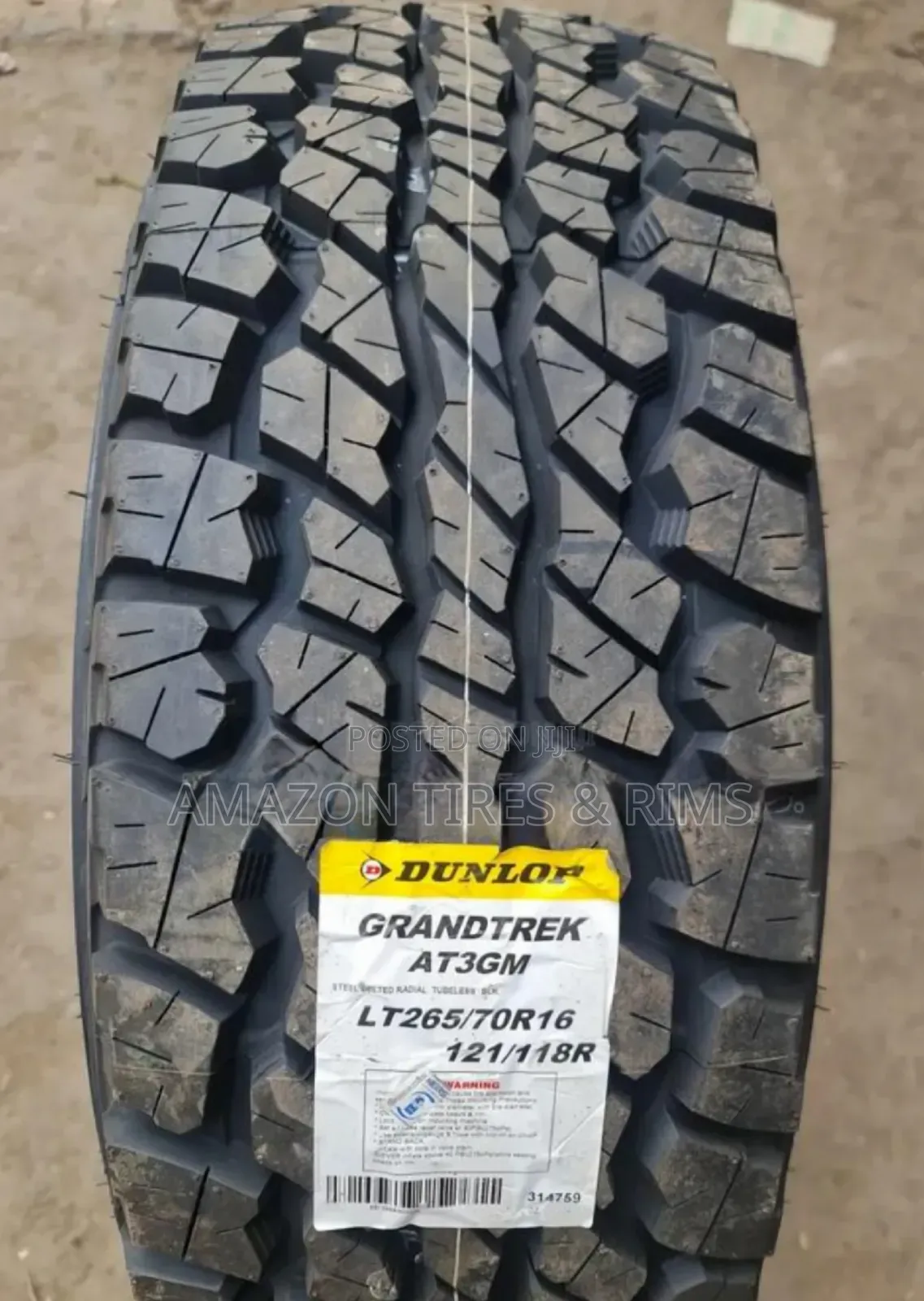 265/70r16 Dunlop Tires Grandtrek A/T3gm