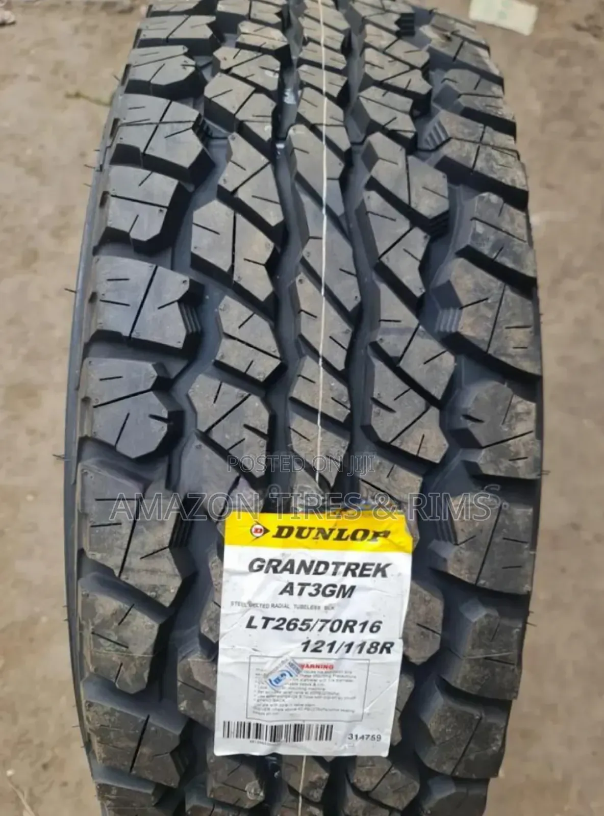 265/70r16 Dunlop Tires Grandtrek A/T3gm