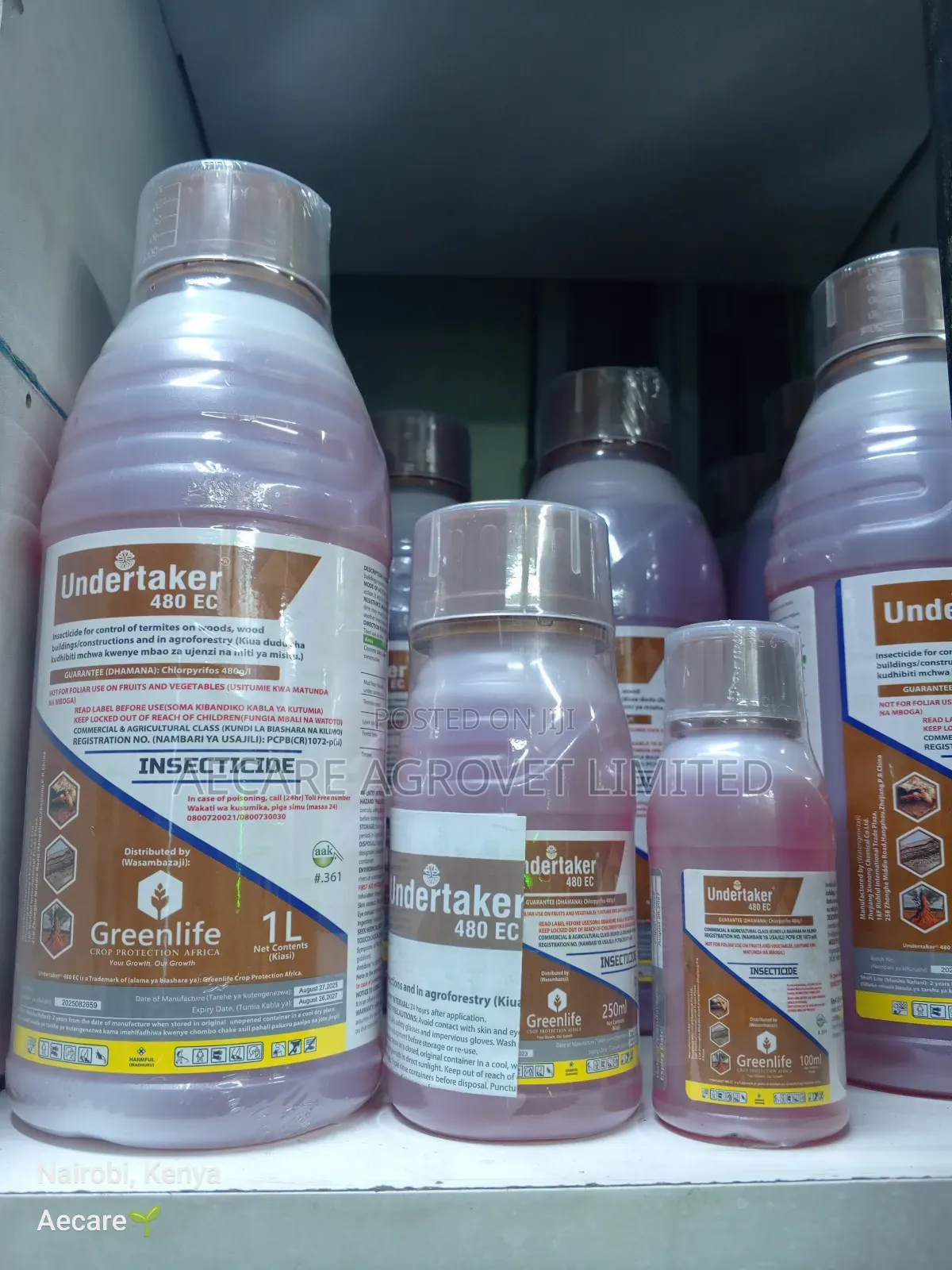 Undertaker Termicide 480ec 100ml, 250ml, 1litre