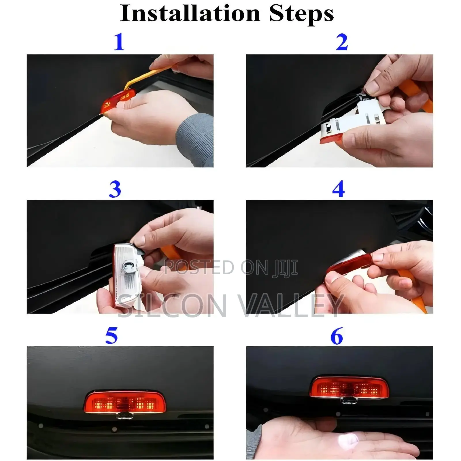 2pcs Car Door Welcome Lamp Laser Projector Night Light for Volkswagen