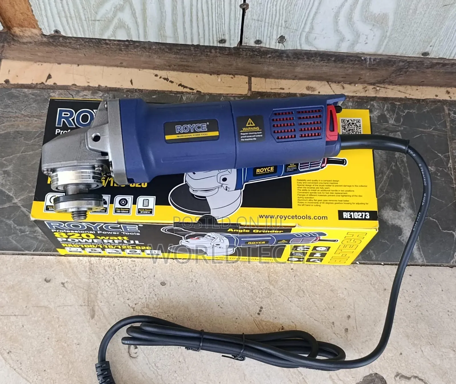 4.5" Royce Electric Grinder/820watts Angle Grinder