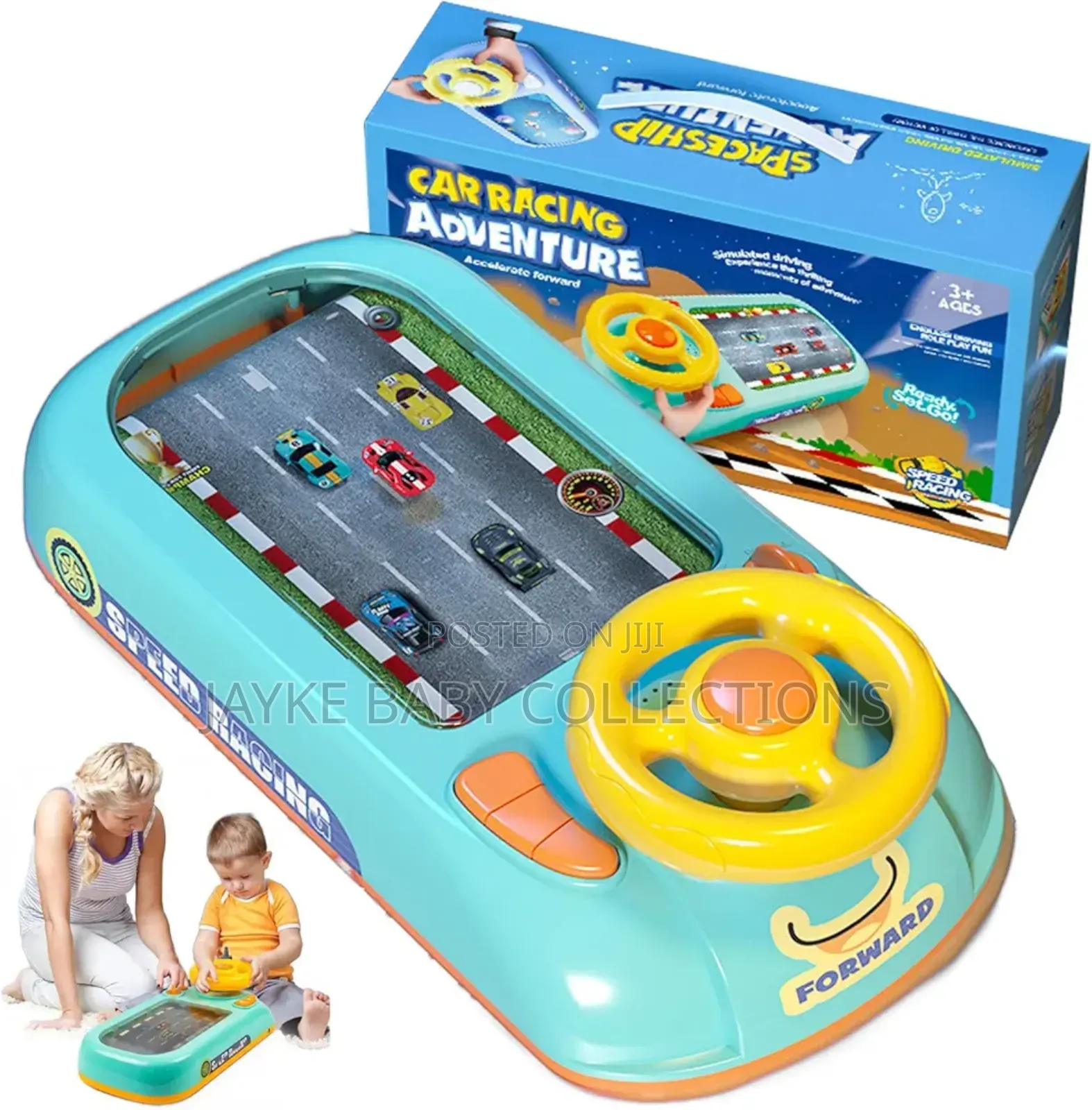 3+ Kids? Interactive Car Racing Steering Toy