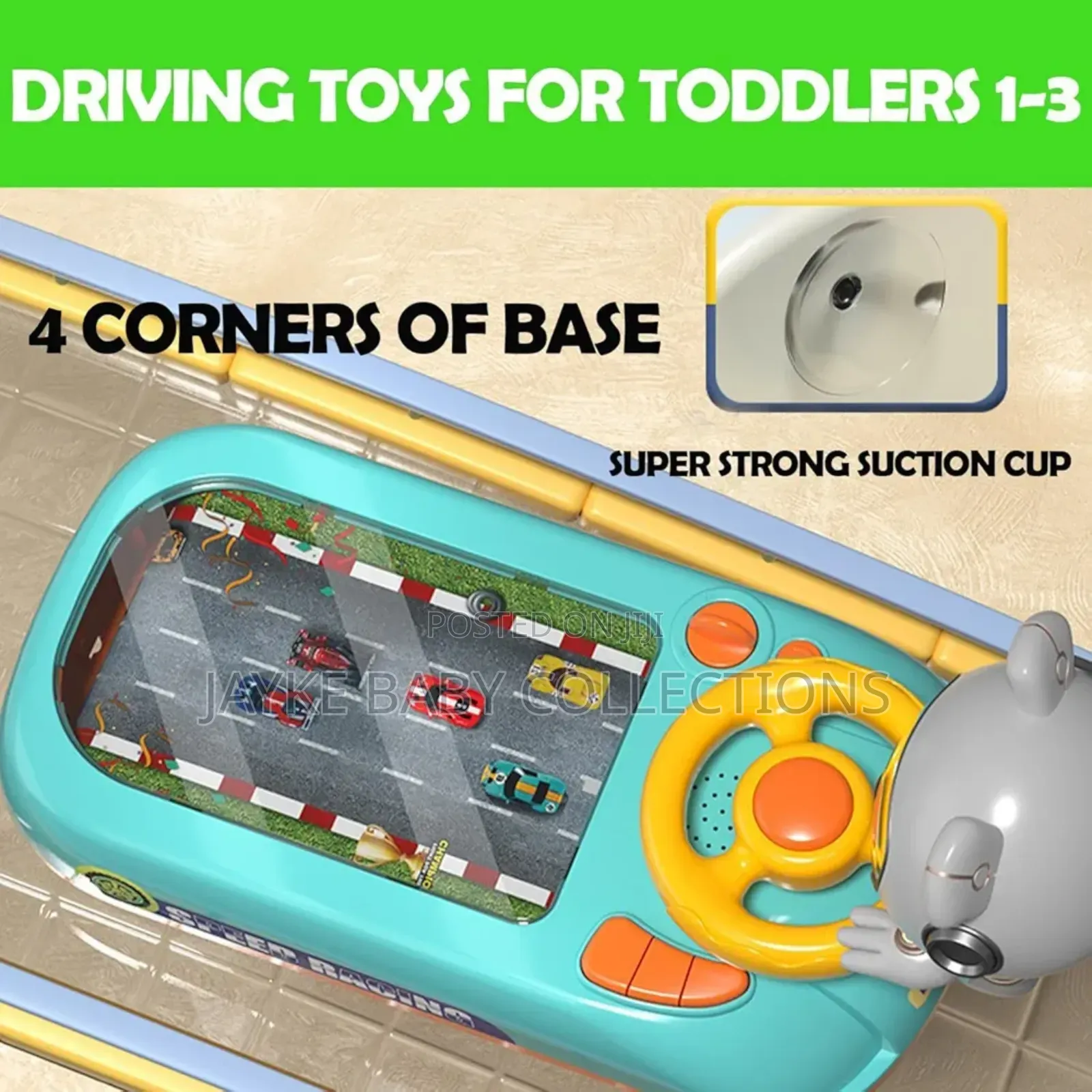 3+ Kids? Interactive Car Racing Steering Toy