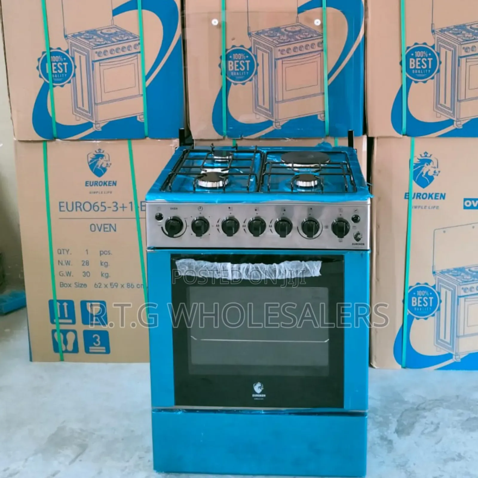 Euroken 60×65 3+1 Cooker – Electric Oven Timer