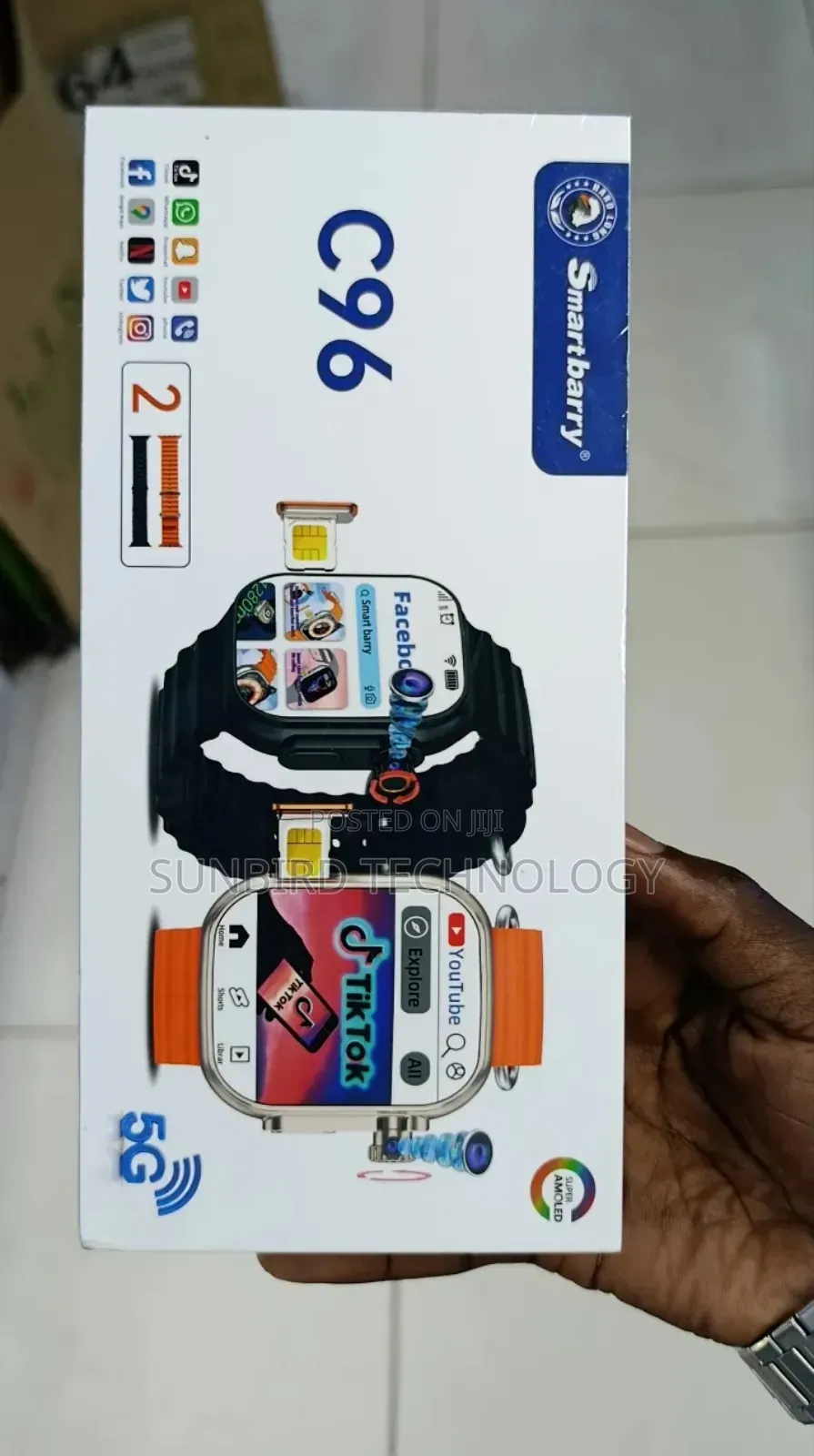 Smartbarry C96 64gb+6gb 5g Smartwatch