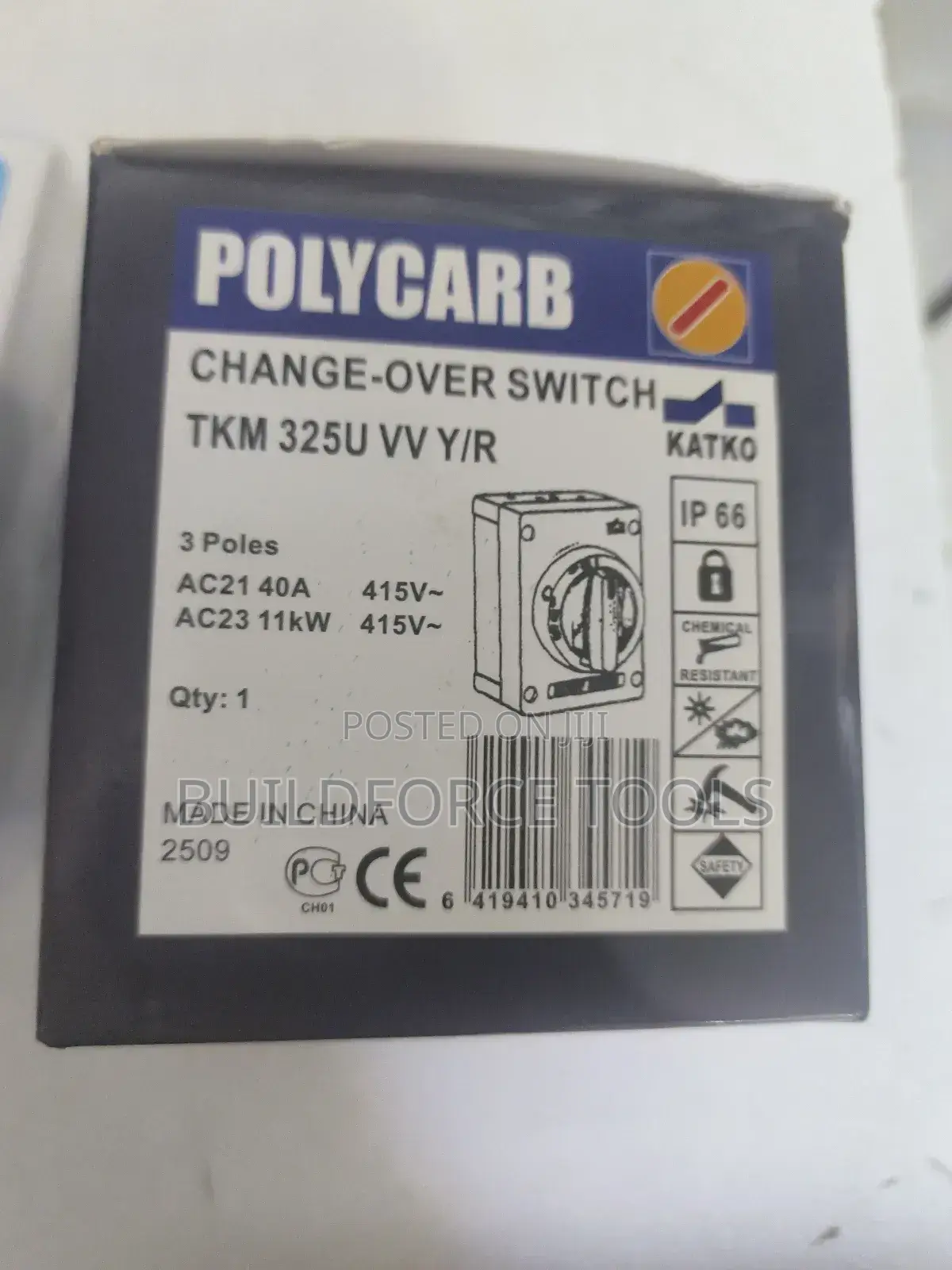 Manual Change Over Switch 40