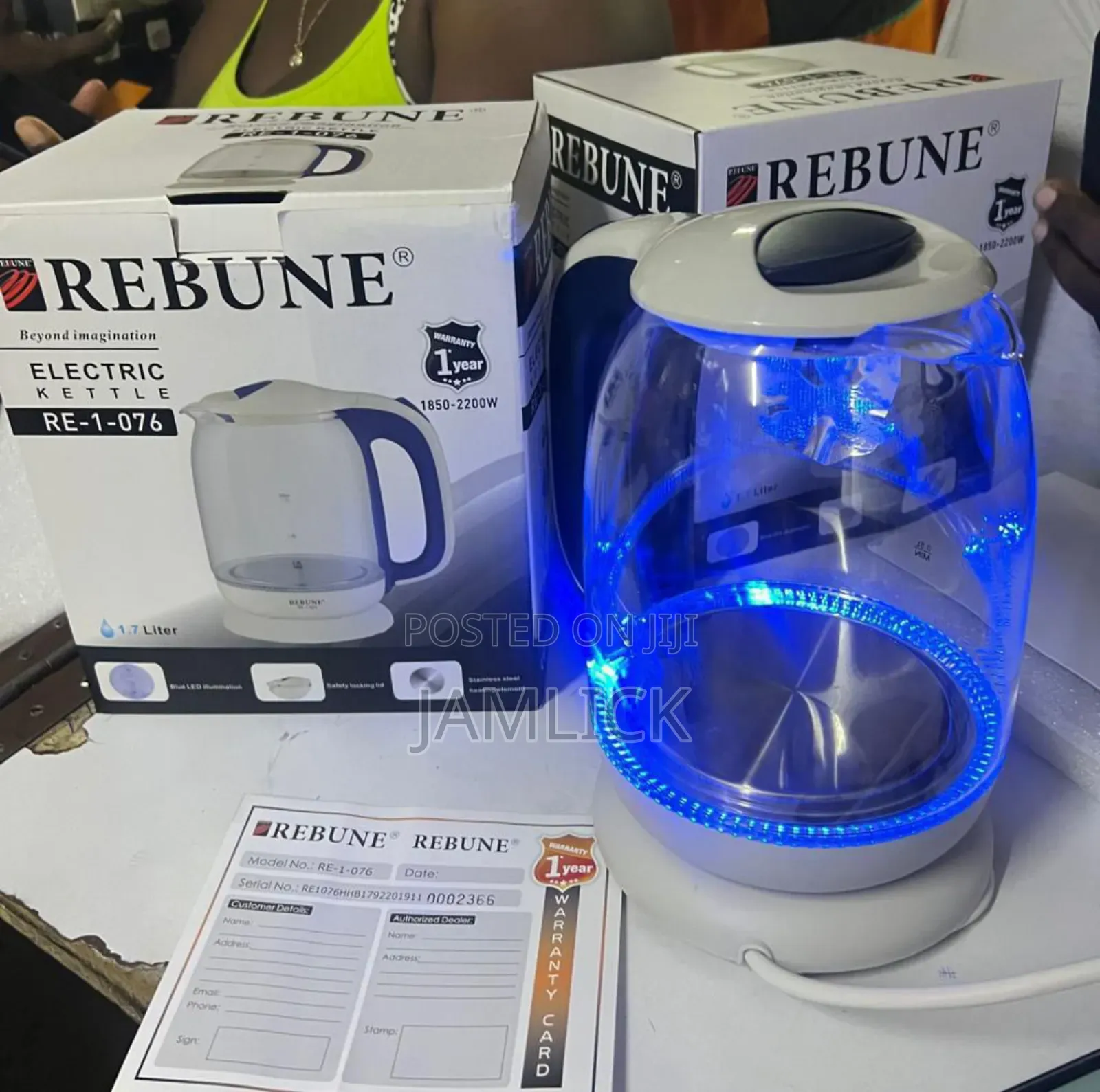 1.7l Glass Electric Kettle - Js