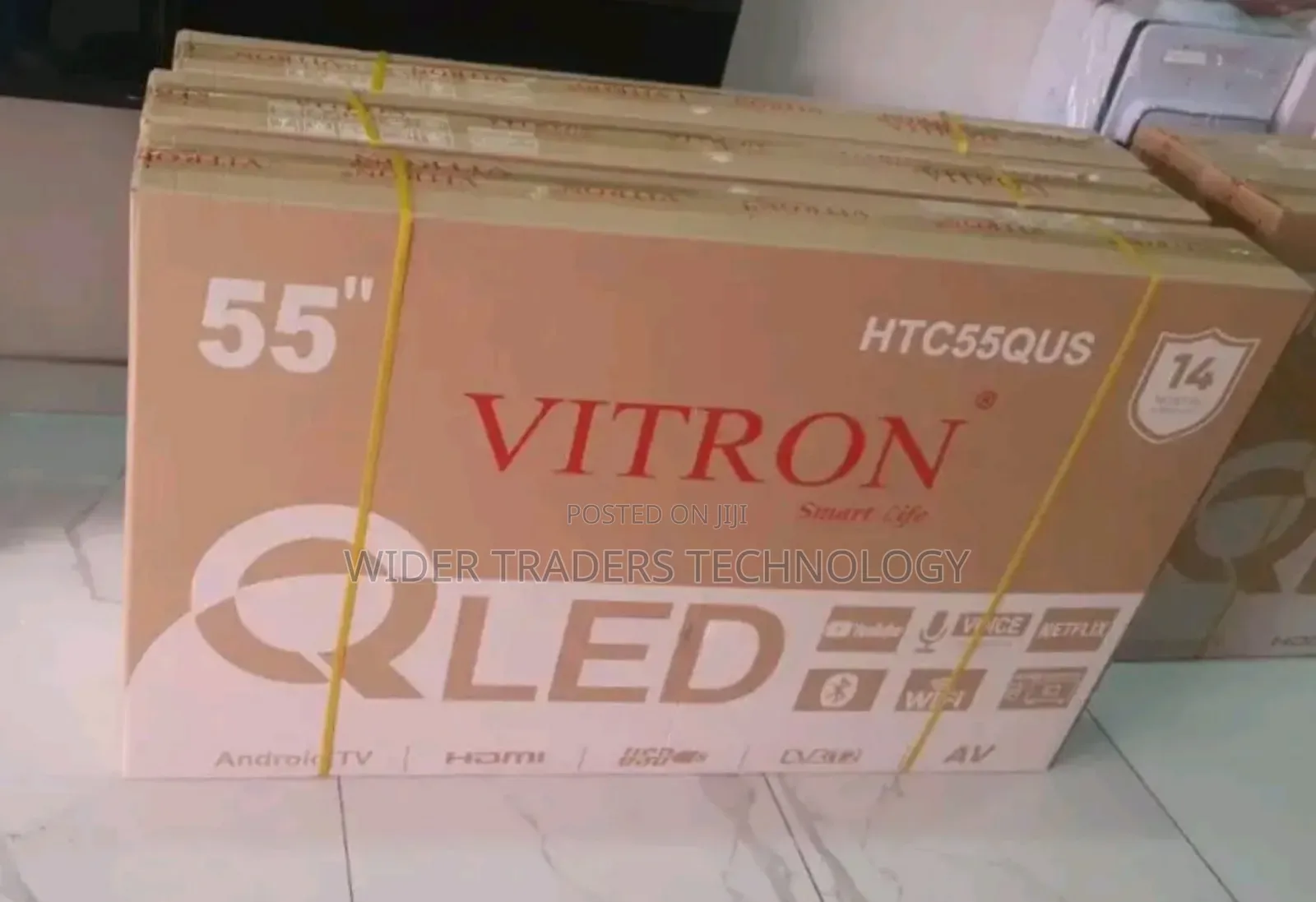 Vitron 55-Inch Qled Smart Tv (Model Htc55qus