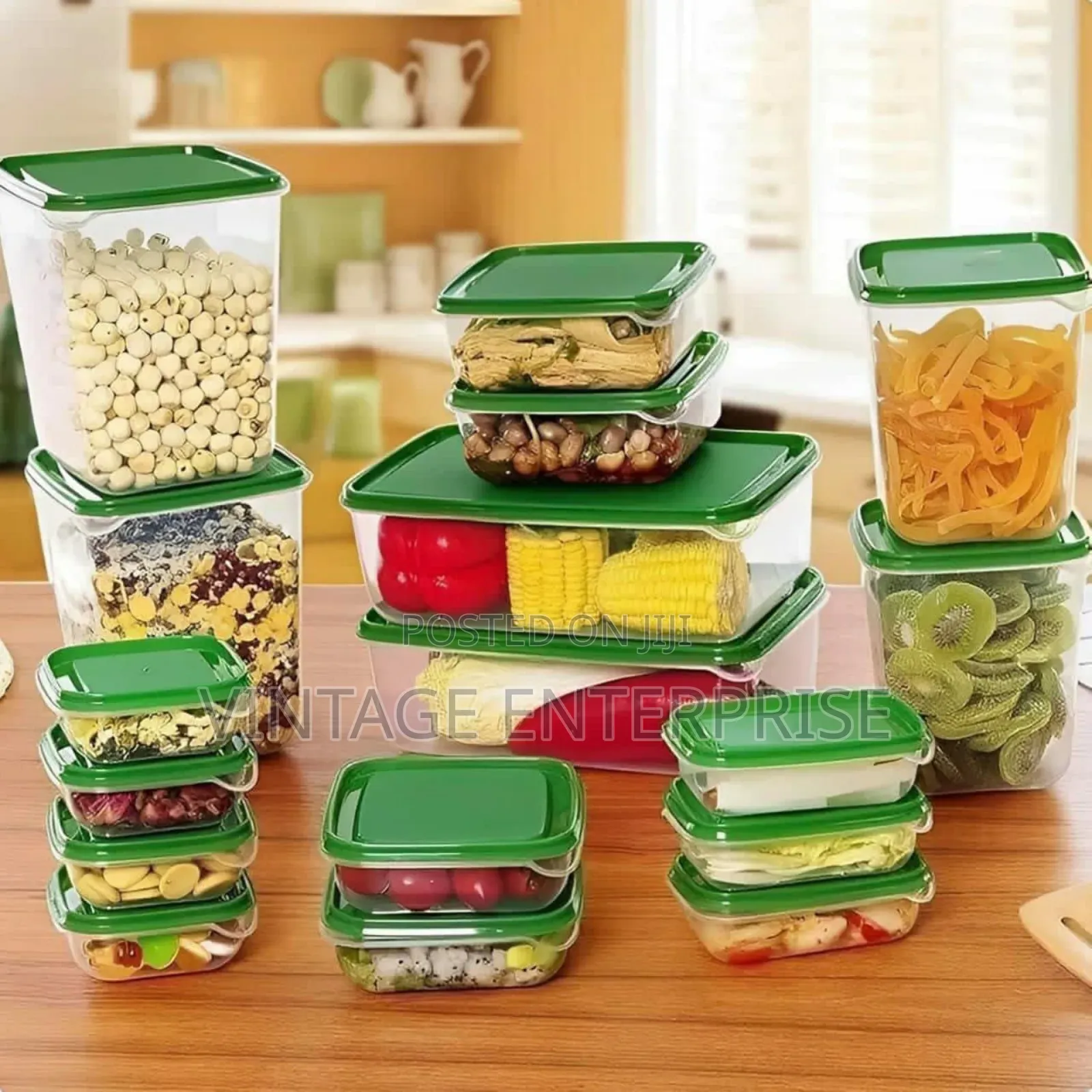 17pc Food Storage Boxes With Lid