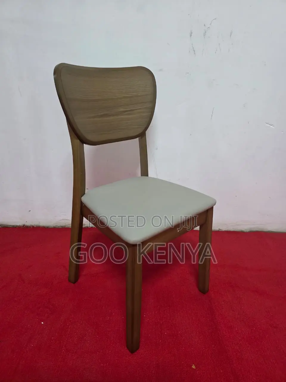 Home Chair; Durable Heavy Wood Dining Chair For Everyday Dining Use