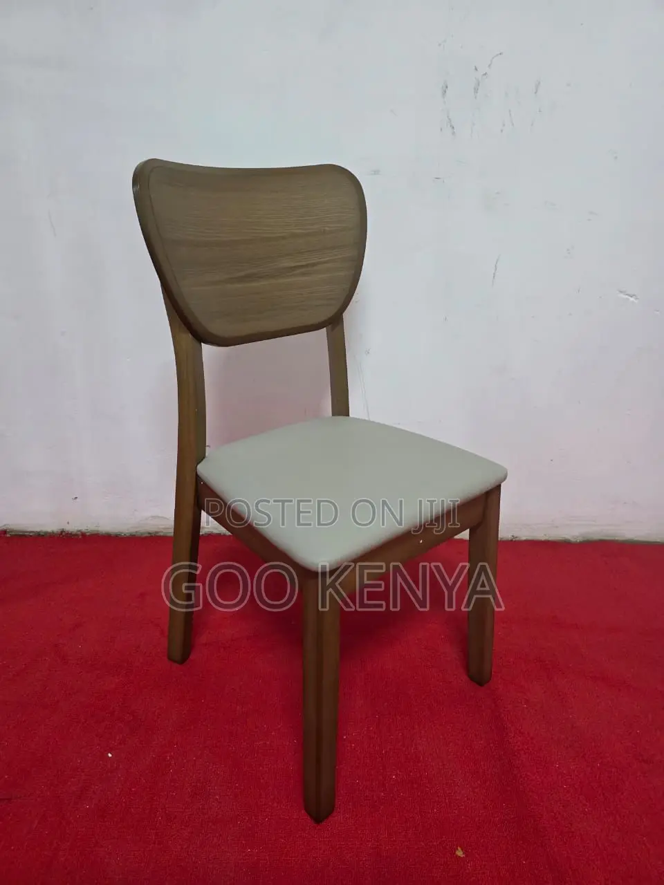 Home Chair; Durable Heavy Wood Dining Chair For Everyday Dining Use