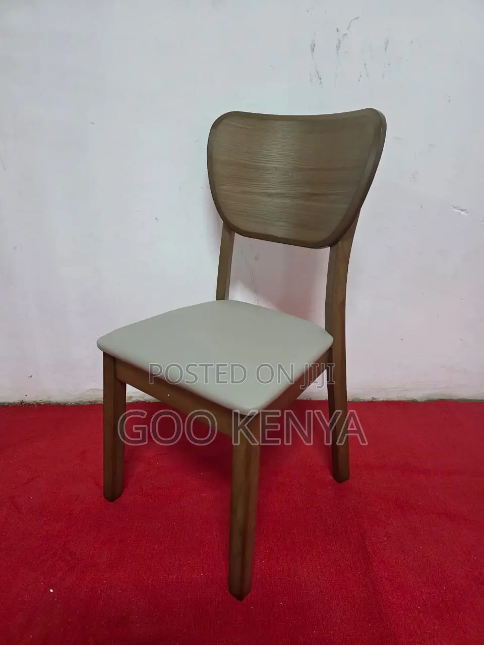 Home Chair; Durable Heavy Wood Dining Chair For Everyday Dining Use
