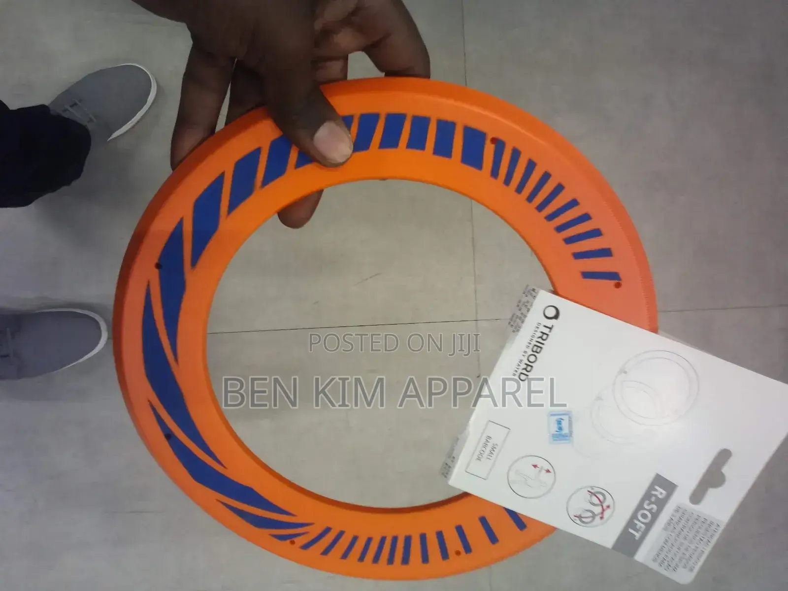 Aerodynamic Soft Long Throw Disk Orange 100gms 27cm Kids and Adults