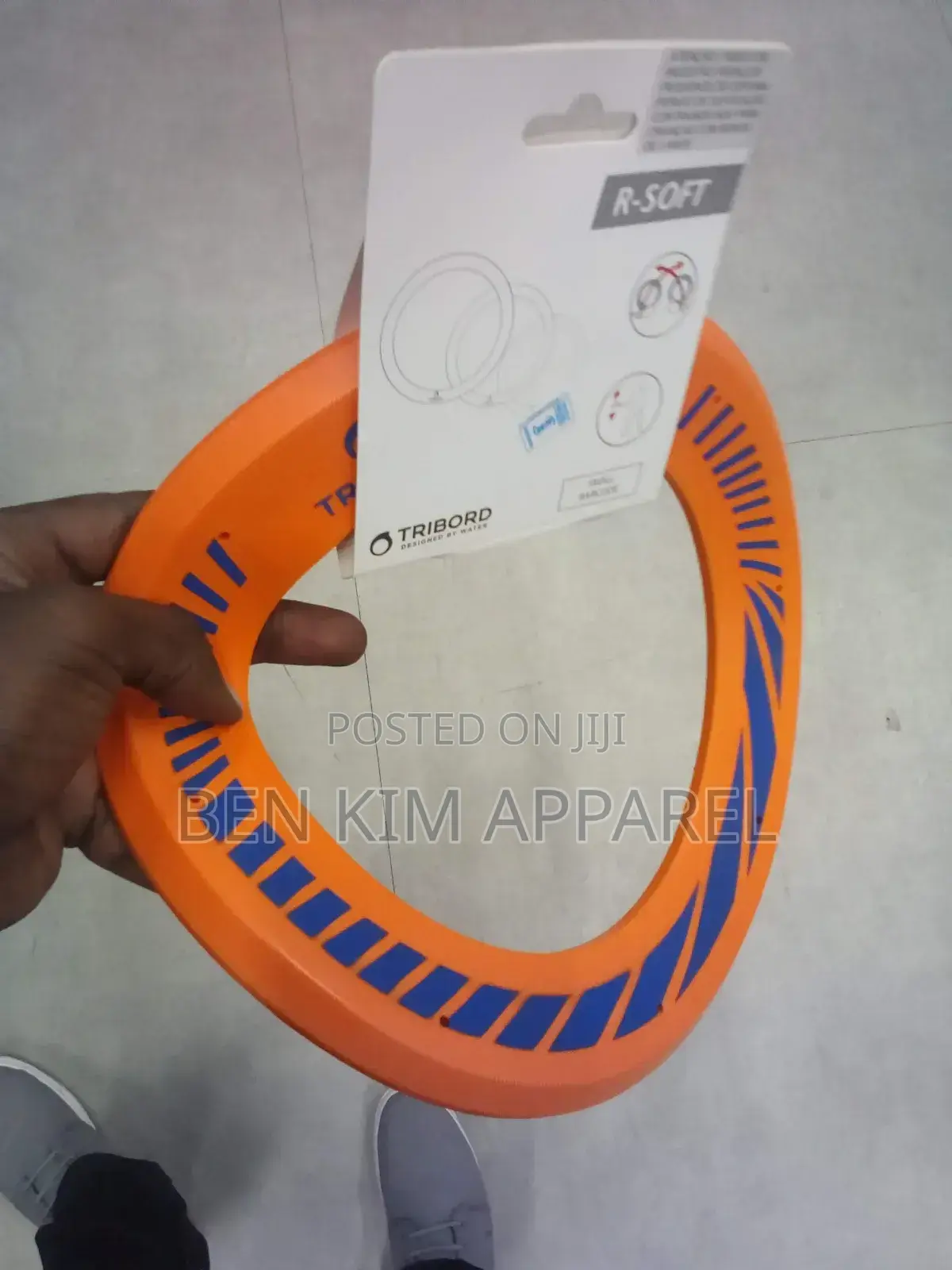 Aerodynamic Soft Long Throw Disk Orange 100gms 27cm Kids and Adults