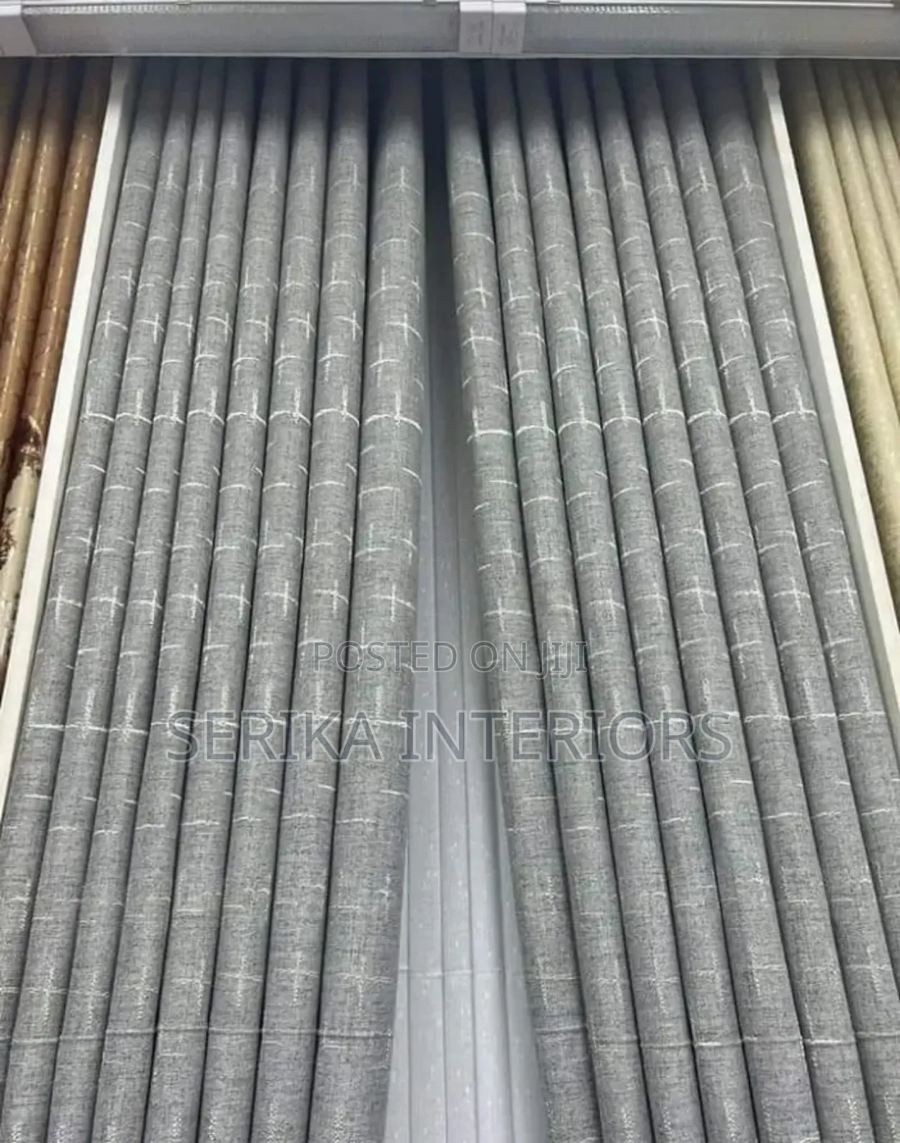 Heavy Grey Curtains Curtains Environmental Friendly Robertson's