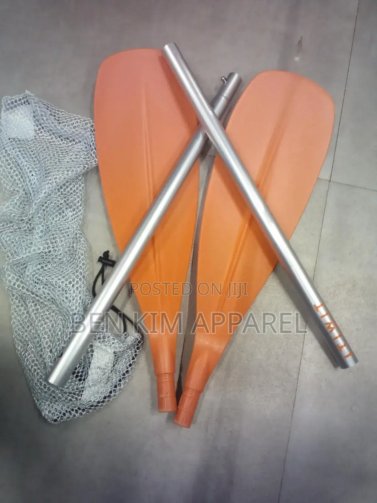Double Sided 2 Part Kayak Paddle Orange 210cms - 230cms With Bag.