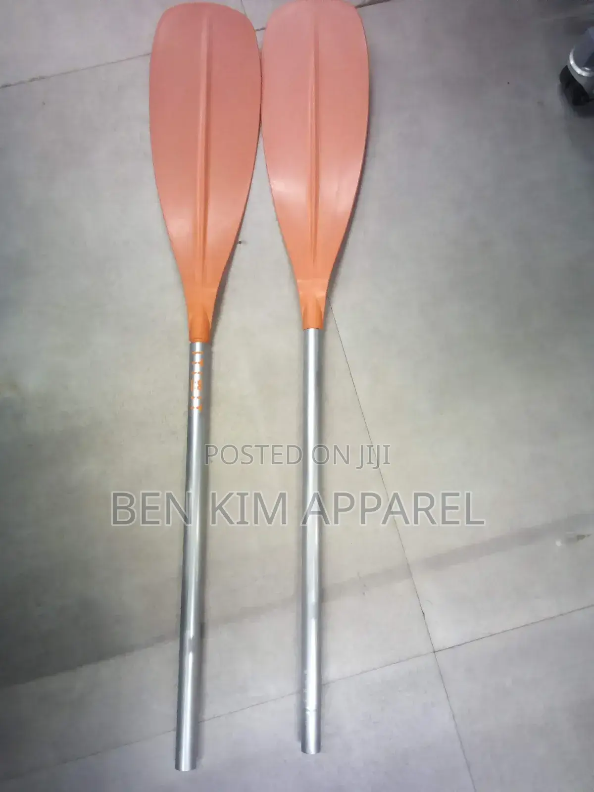 Double Sided 2 Part Kayak Paddle Orange 210cms - 230cms With Bag.