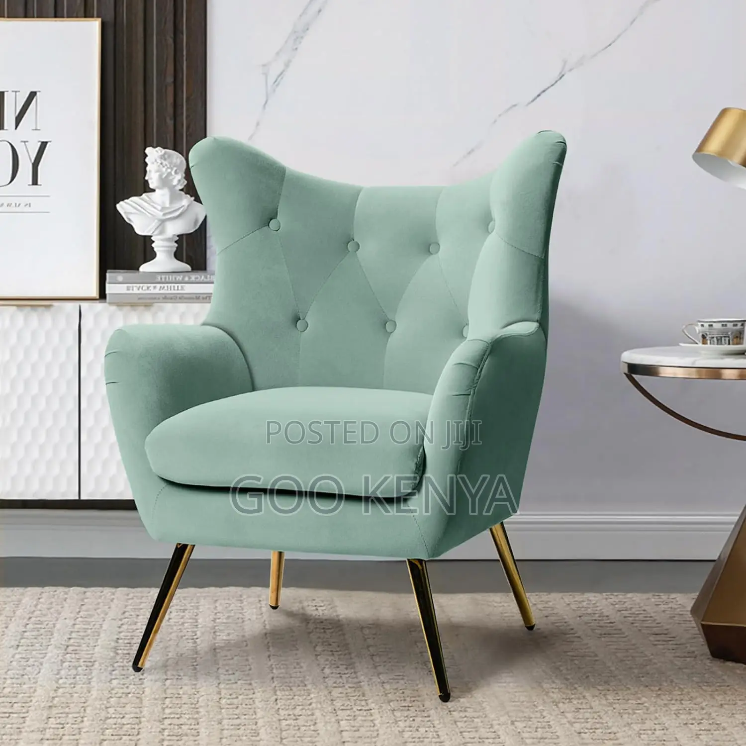 Home Chair; Fabric Accent Chair Perfect For Lounging And Relaxation