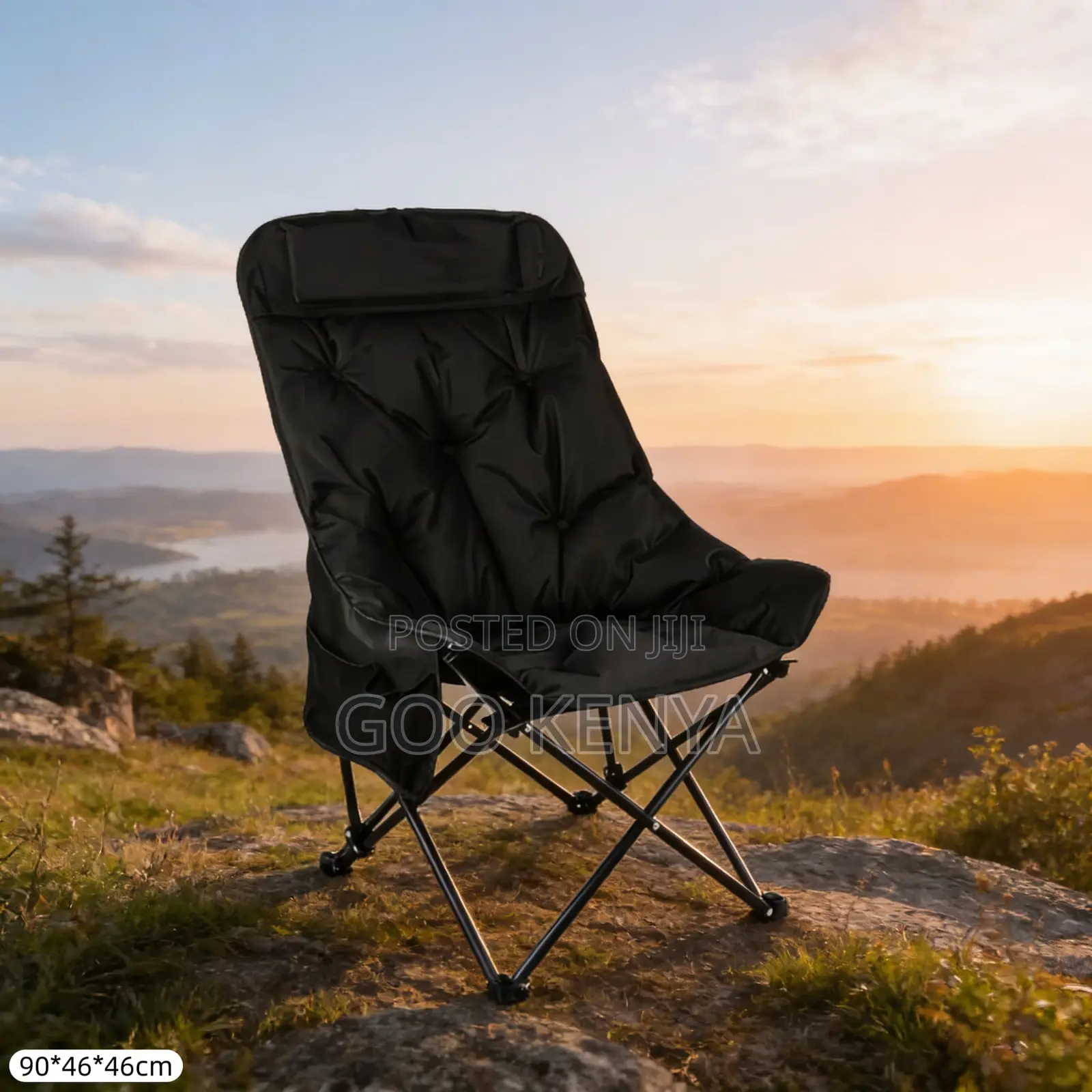 Home Chair; Modern Foldable Outdoor Fabric Chair For Patio