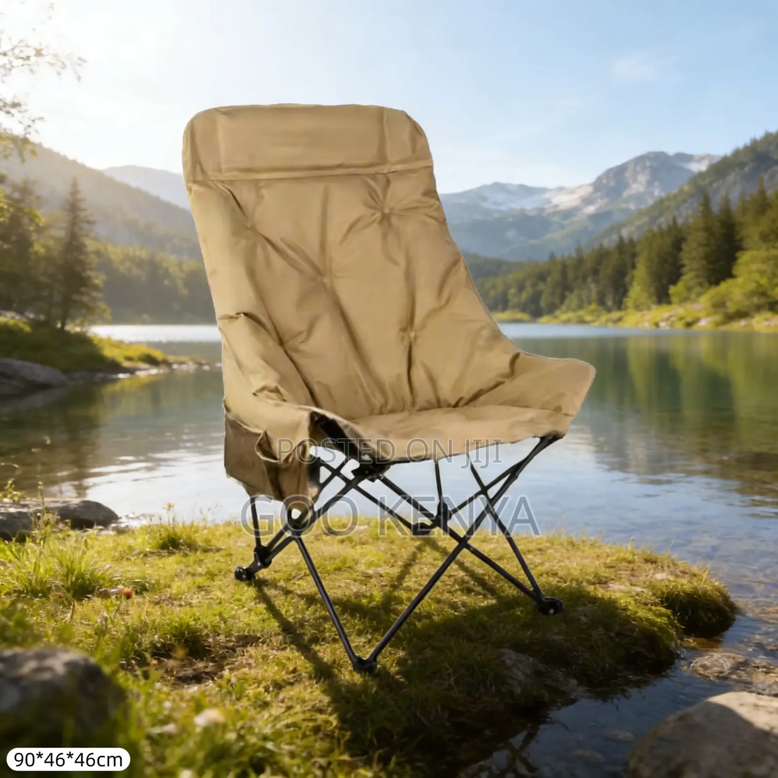 Home Chair; Modern Foldable Outdoor Fabric Chair For Patio