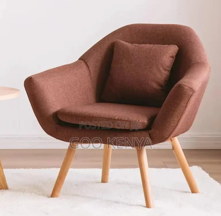 Home Chair; Chic Upholstered Accent Chair For Bedroom