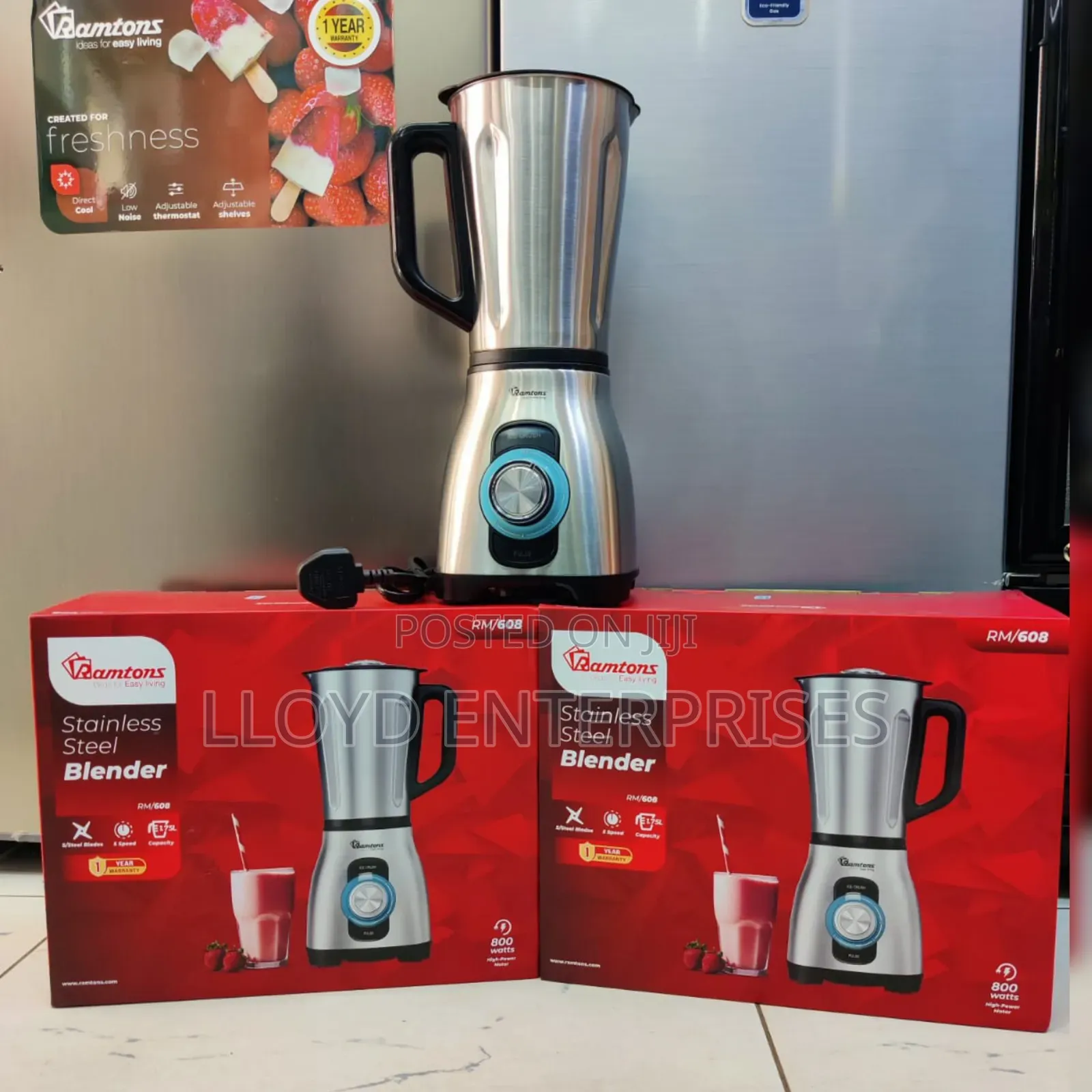 Ramton Stainless Steel Jar Blender
