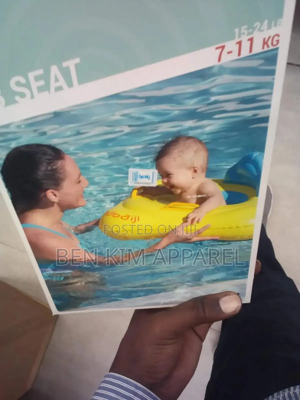 Infants and Baby Swim Inflatable Seat 7-11 KGS Adjustable Swim Depth