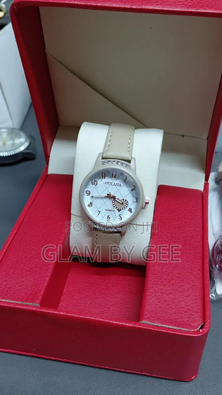 Clean Leather Watch for Ladies
