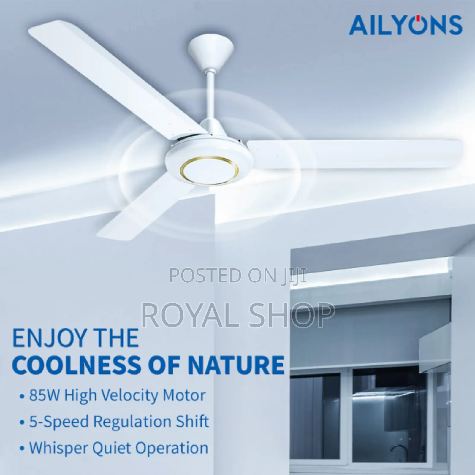 Ailyons Ceiling Fan Hanging Fan