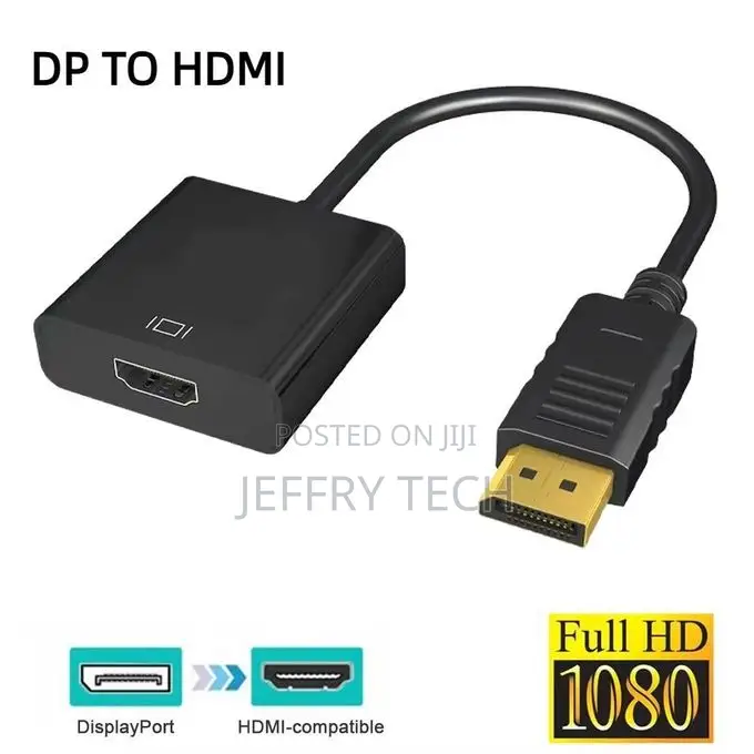 Displayport Dp to Hdmi Adapter Compatible Converter Dp Male to Female