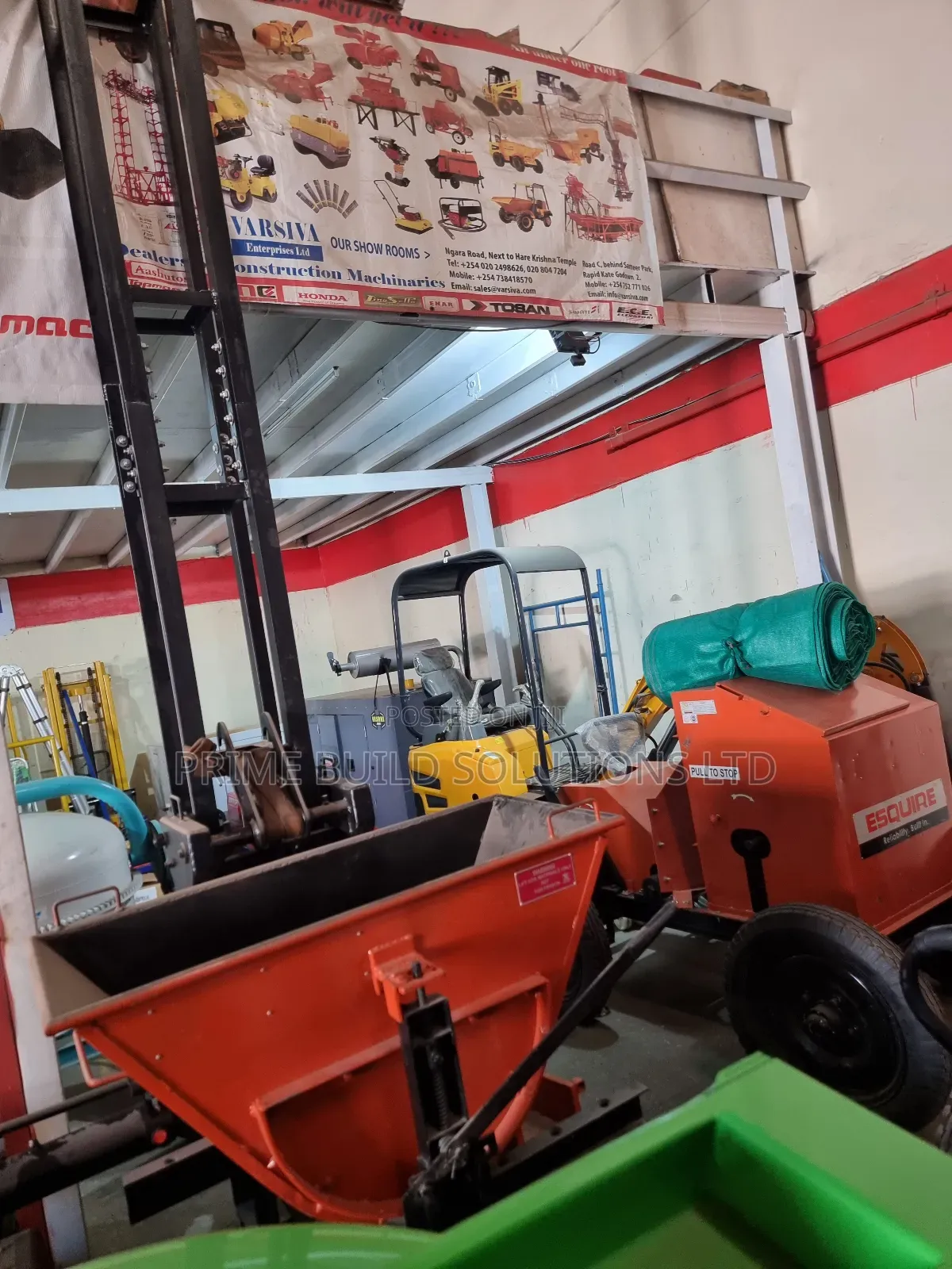 Indian Sliding 1 Tone Concrete Hoist With Rebar